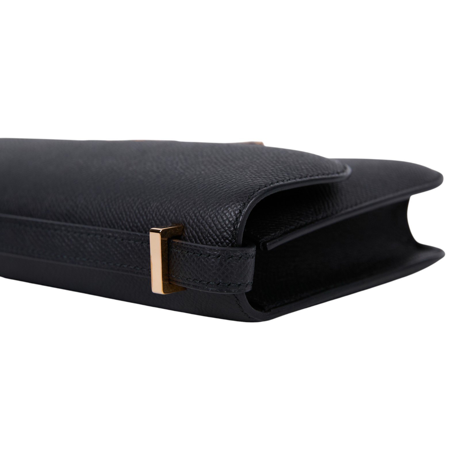 愛馬仕 Hermes Constance 24 Elan 康康包 玫瑰金扣 黑色 H085425CD89 /KPI565MS  防塵袋/背帶/購買證明影本/鏡子