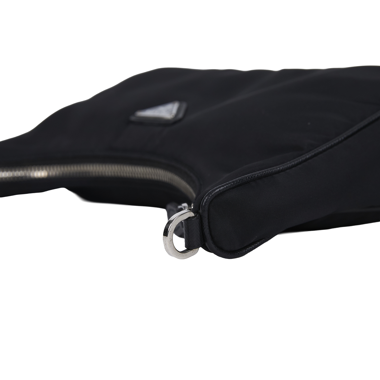 普拉達 PRADA Re-Edition 2005 Re-Nylon 手袋 1BH204_R064 黑銀三合一尼龍肩背包 無附屬品