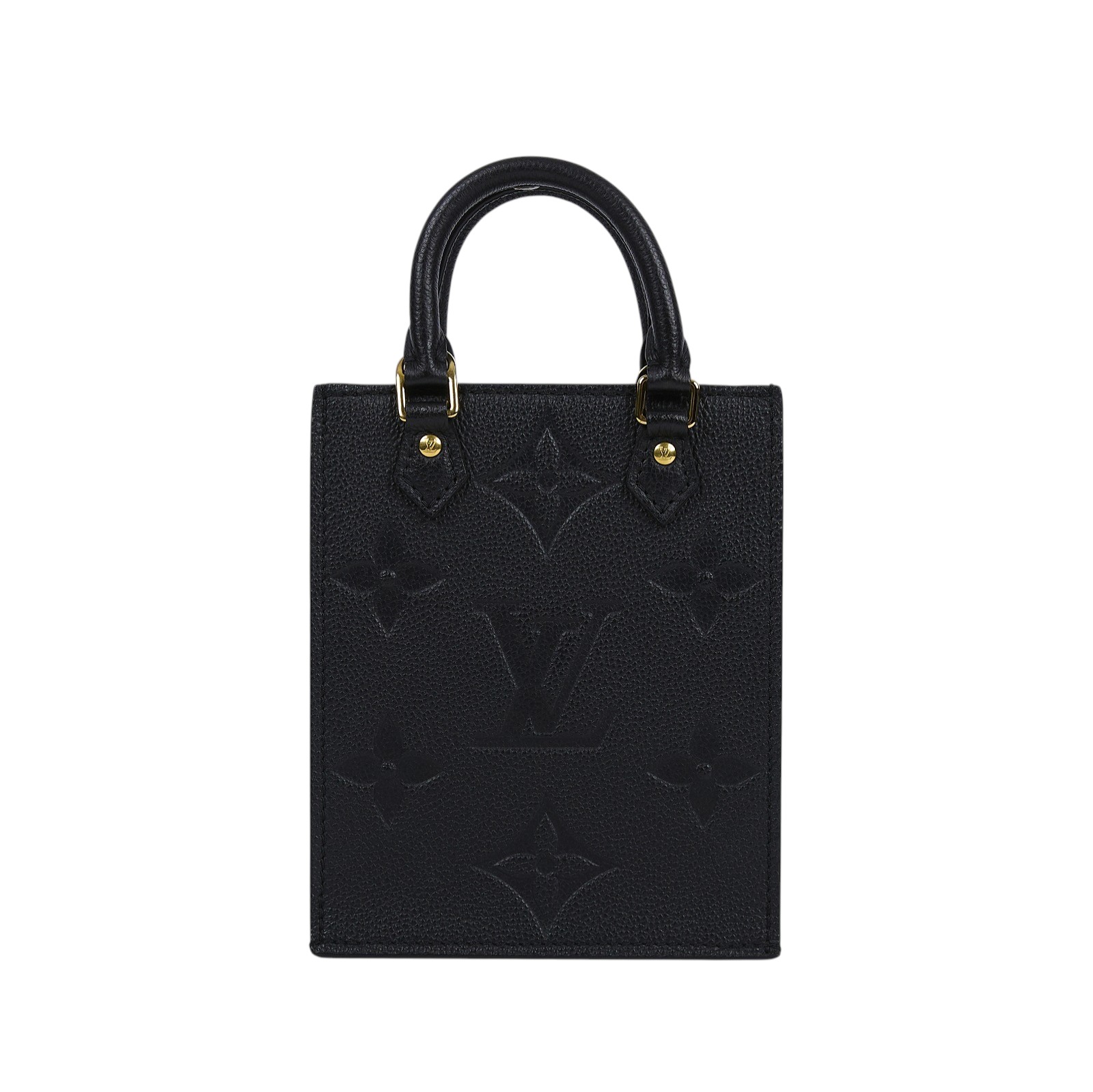 路易威登 LOUIS VUITTON Petit Sac Plat 黑色壓紋 迷你 琴譜包 M81417 晶片款  原廠盒子/防塵袋/購買證明正本/背帶