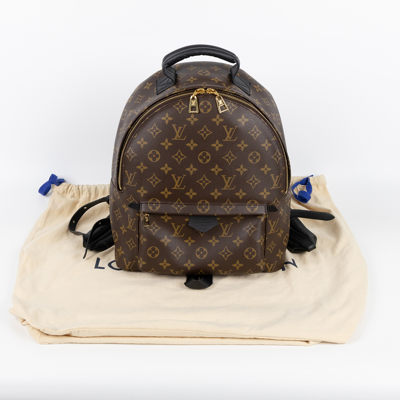 路易威登 LOUIS VUITTON Palm Springs MM 經典帆布 後背包 M44874 晶片款 原花PALM SPRINGS MM 防塵袋