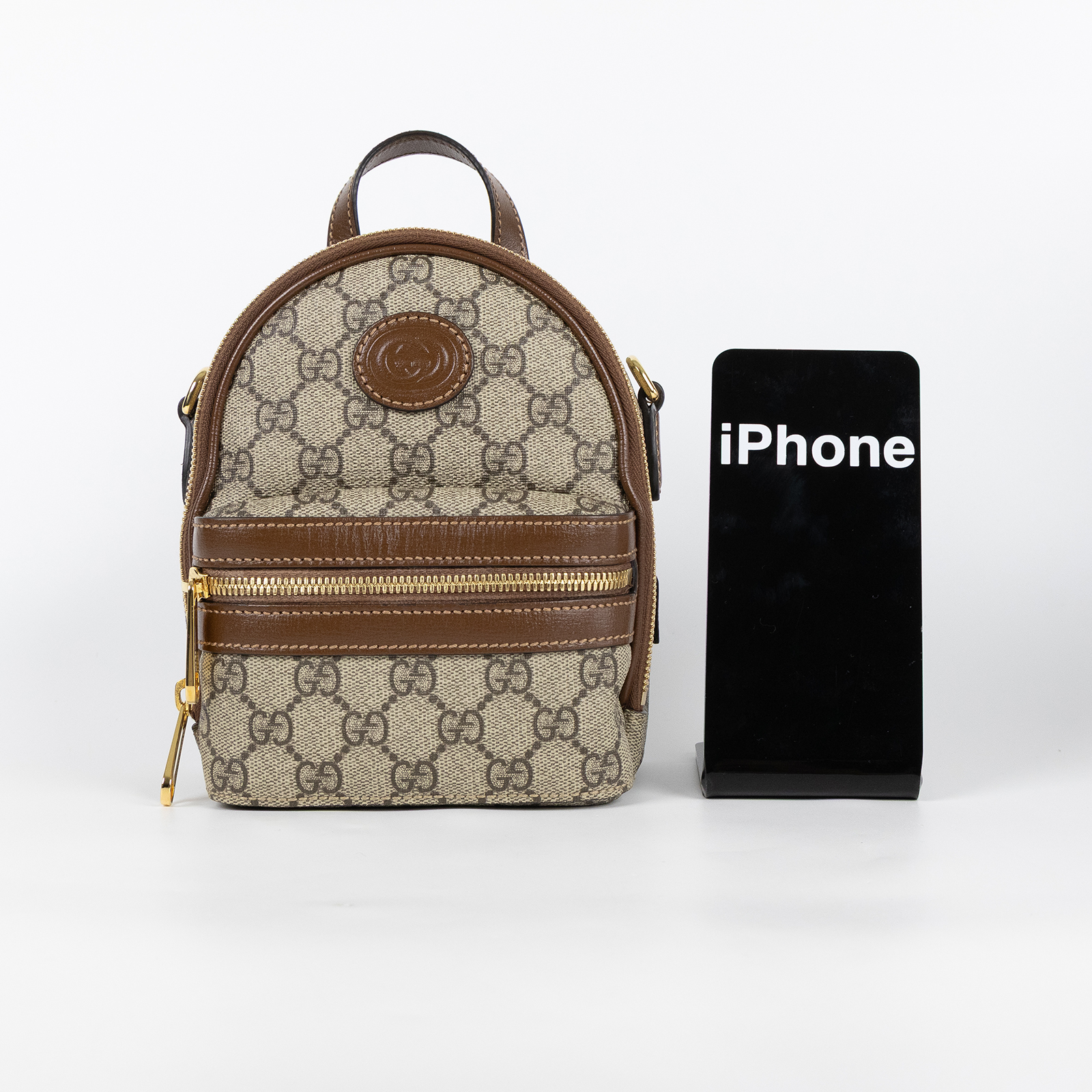 古馳 GUCCI 後背包 725654 92TCG 咖GG 2WAY包 背帶