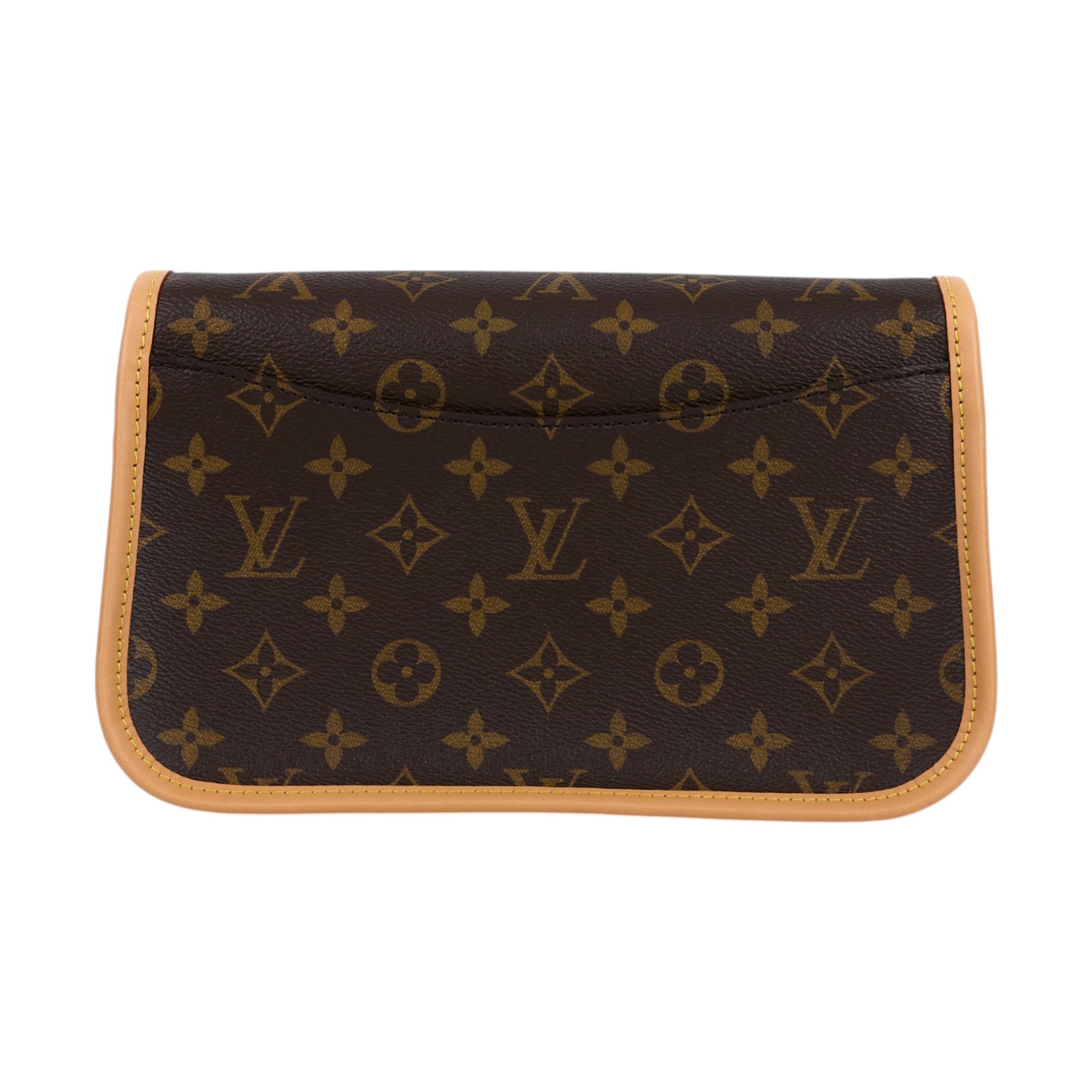 路易威登 LOUIS VUITTON Diane 腋下包法棍 單肩背包 經典帆布 M45985 晶片款 原花DIANE 原廠盒子/防塵袋/背帶2