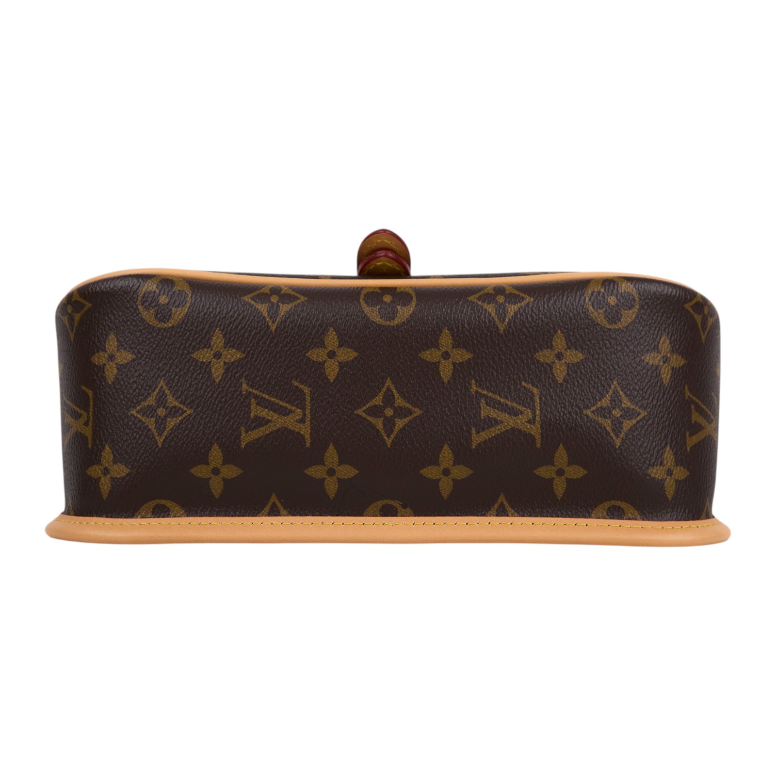 路易威登 LOUIS VUITTON Diane 腋下包法棍 單肩背包 經典帆布 M45985 晶片款 原花DIANE 原廠盒子/防塵袋/背帶2