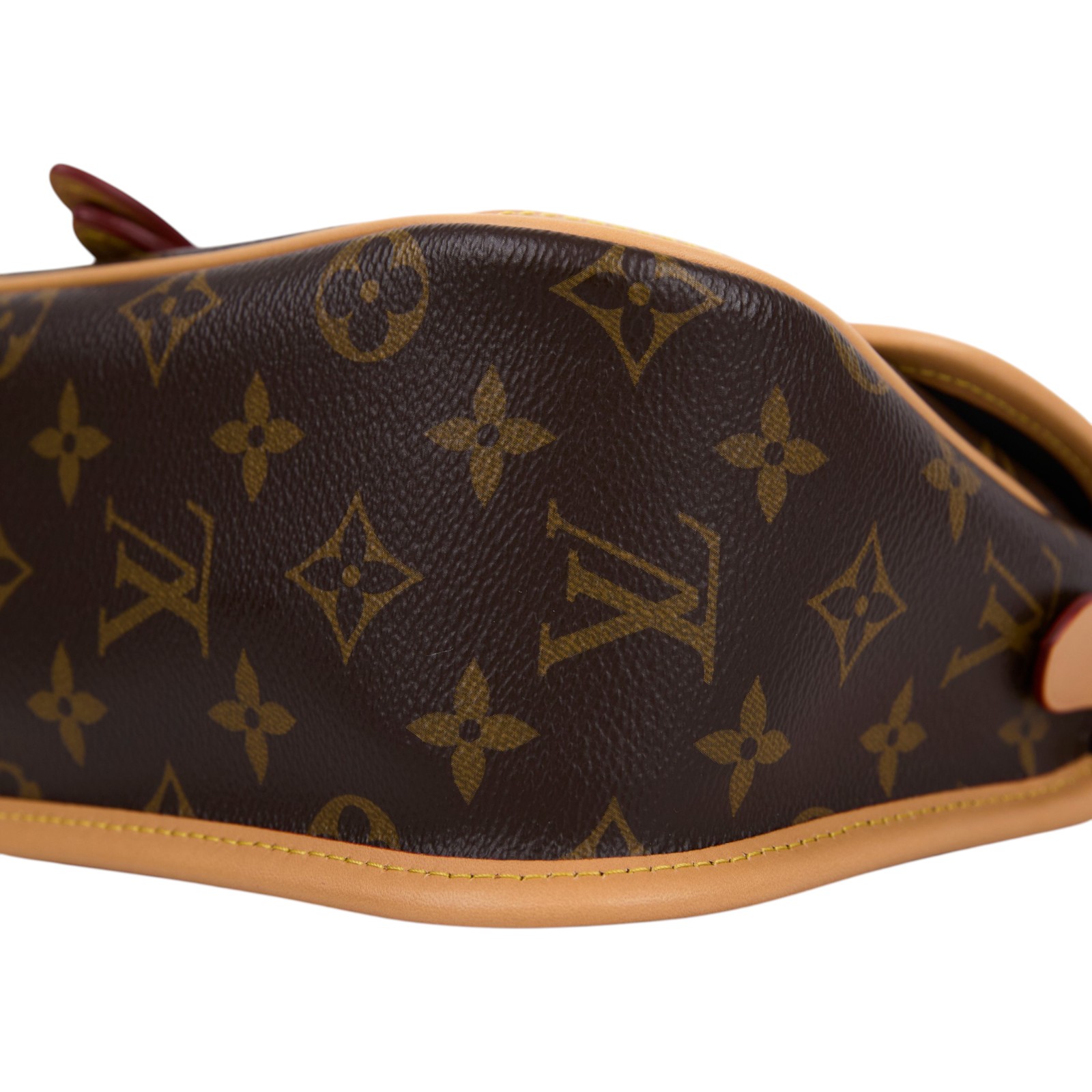 路易威登 LOUIS VUITTON Diane 腋下包法棍 單肩背包 經典帆布 M45985 晶片款 原花DIANE 原廠盒子/防塵袋/背帶2