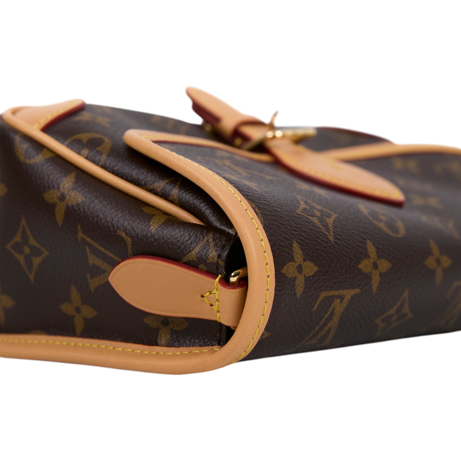 路易威登 LOUIS VUITTON Diane 腋下包法棍 單肩背包 經典帆布 M45985 晶片款 原花DIANE 原廠盒子/防塵袋/背帶2