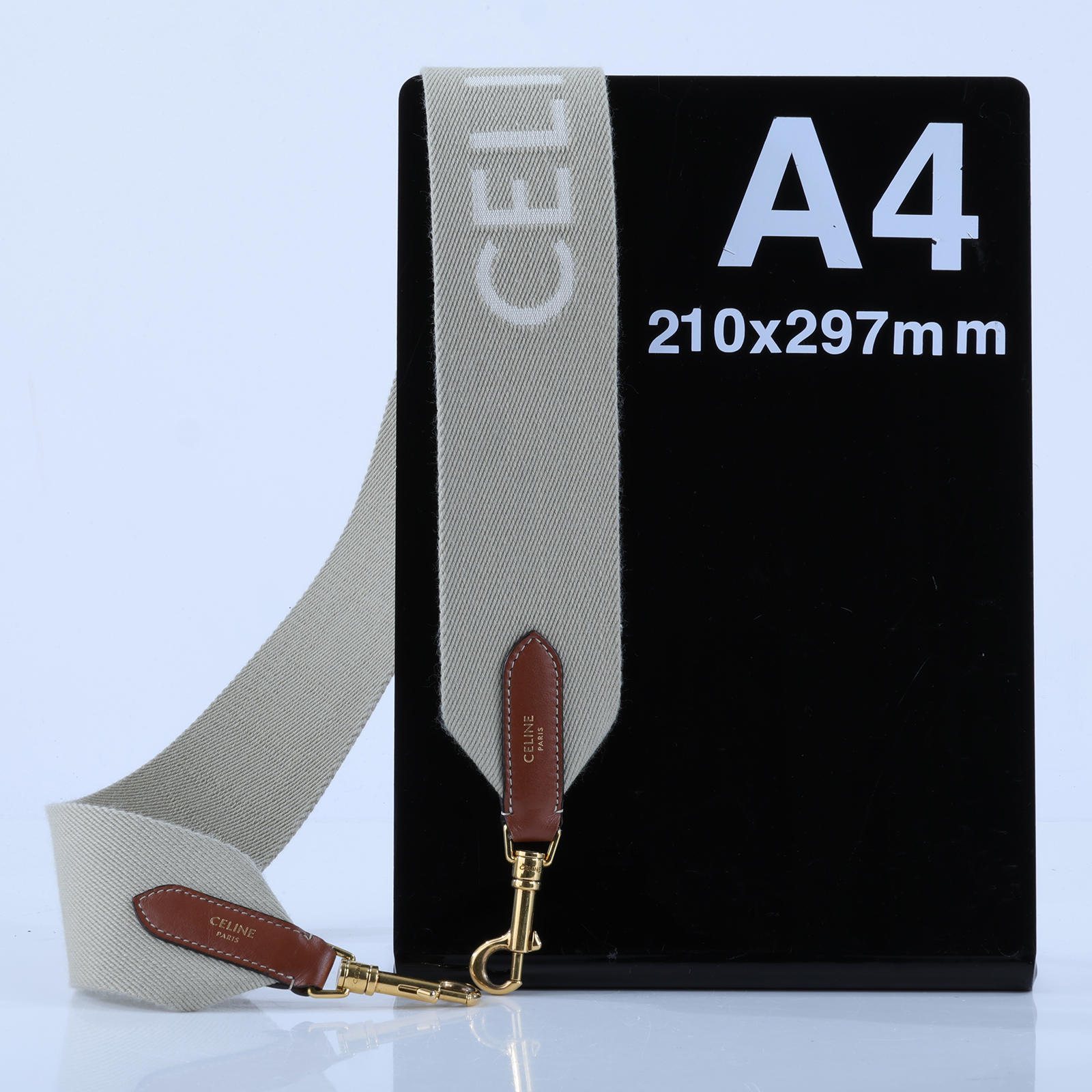 思琳 CELINE 緹花羊毛 短肩帶 49S022AEP 米灰色CELINE字體帆布背帶 防塵袋/購買證明正本