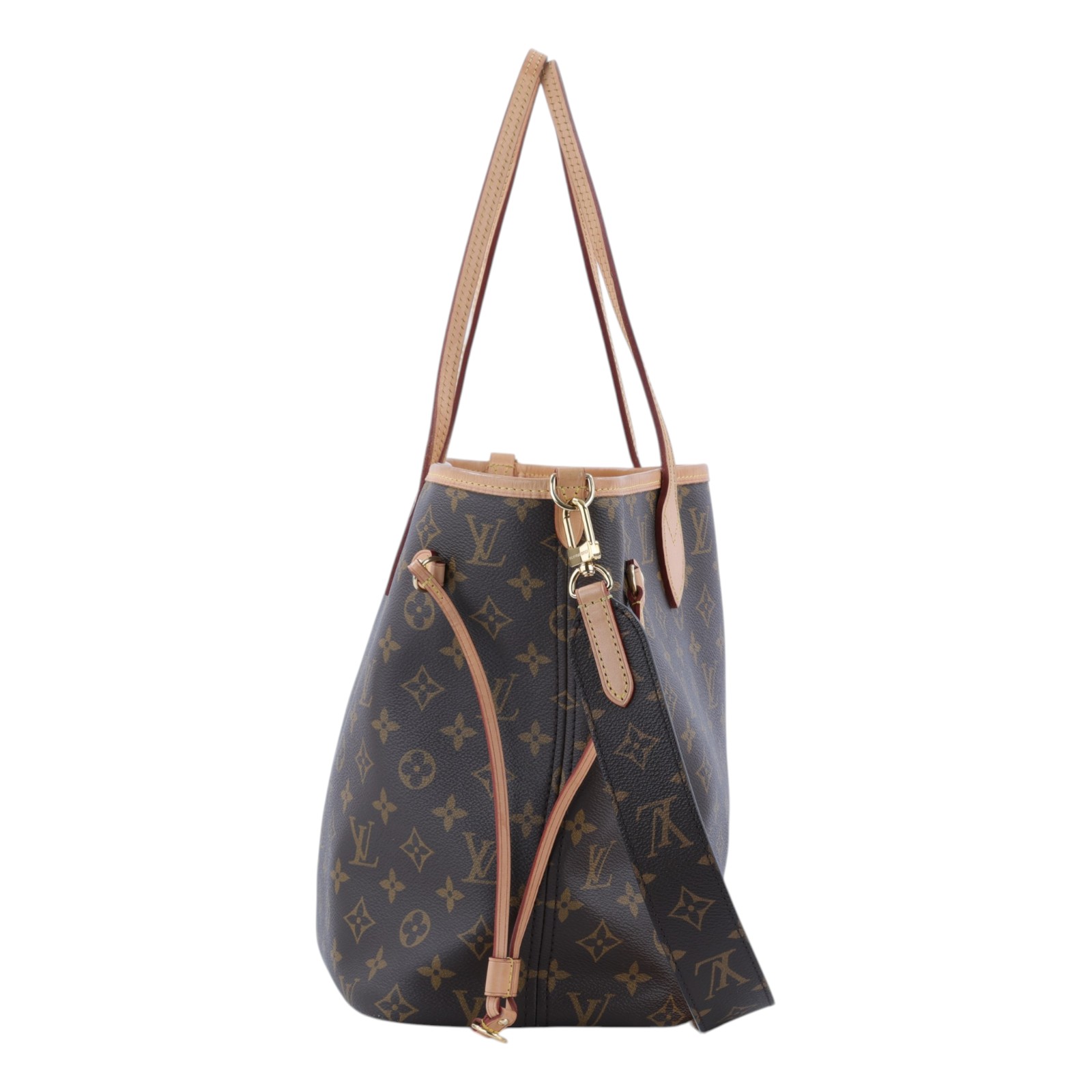 路易威登 LOUIS VUITTON Neverfull Bandoulière Inside Out MM  M11947 晶片款  背帶