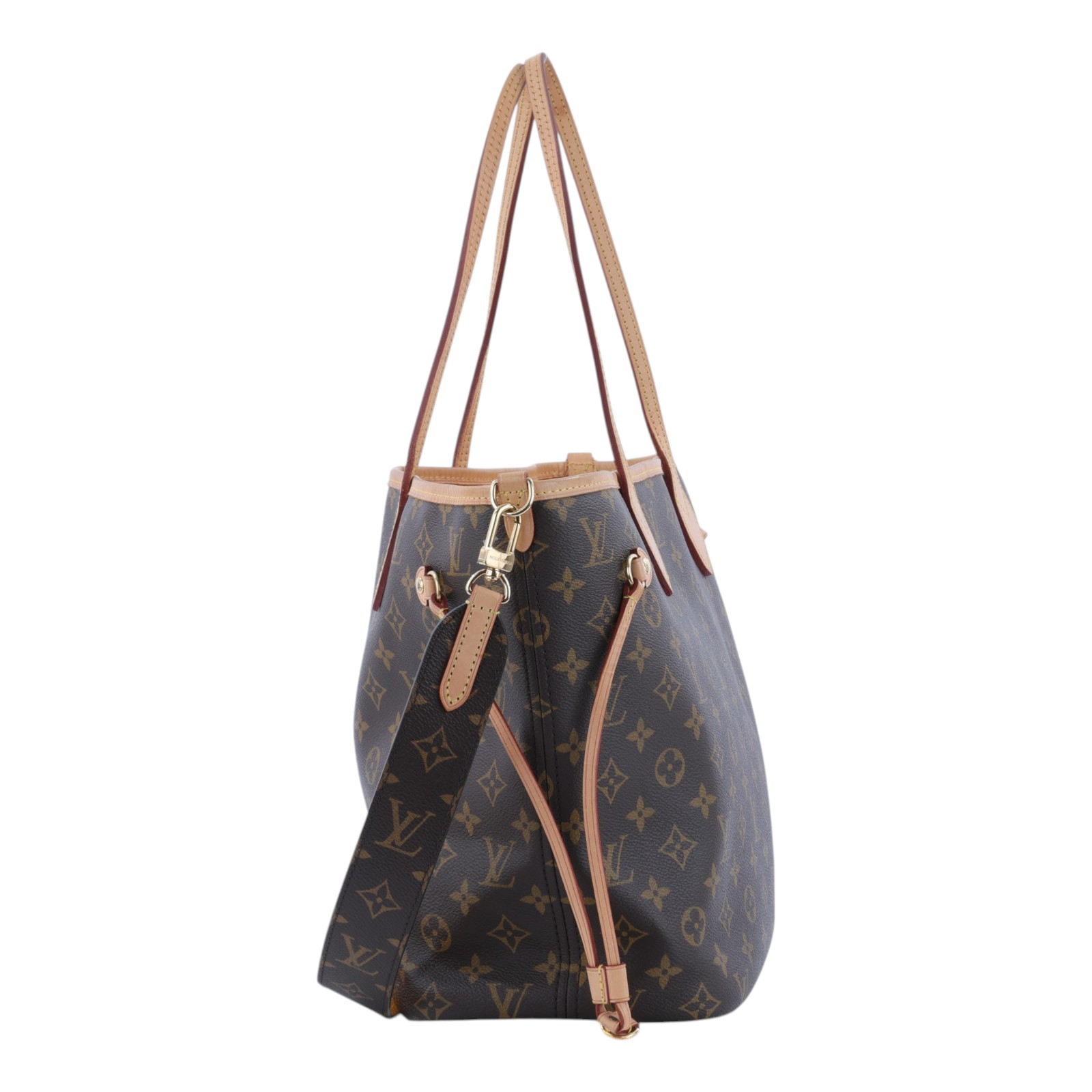 路易威登 LOUIS VUITTON Neverfull Bandoulière Inside Out MM  M11947 晶片款  背帶