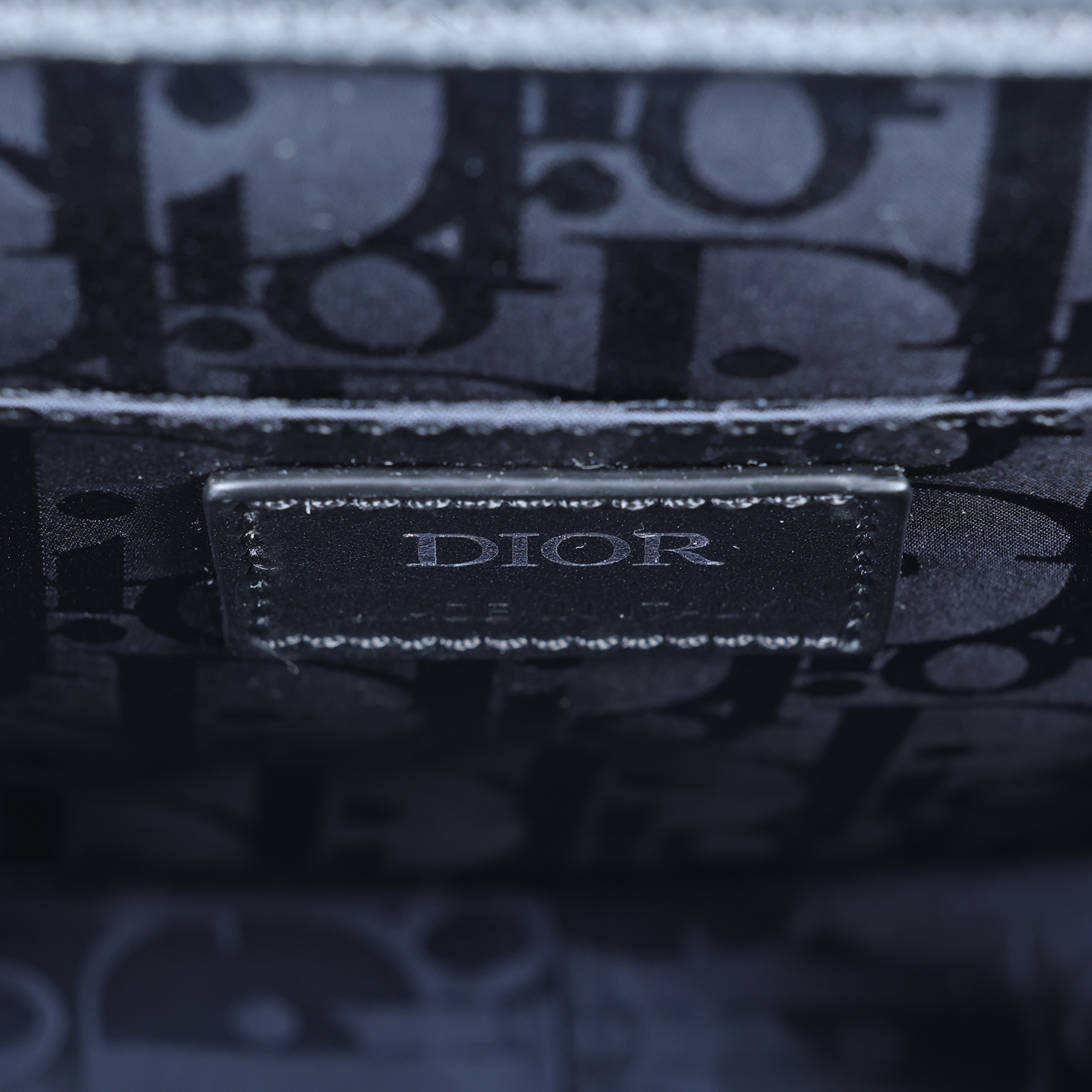 迪奧 CHRISTIAN DIOR Gallop Bag with Strap 肩背包 斜背包 1ADPO255LAC 黑馬鞍GALLOP斜揹包 購買證明正本