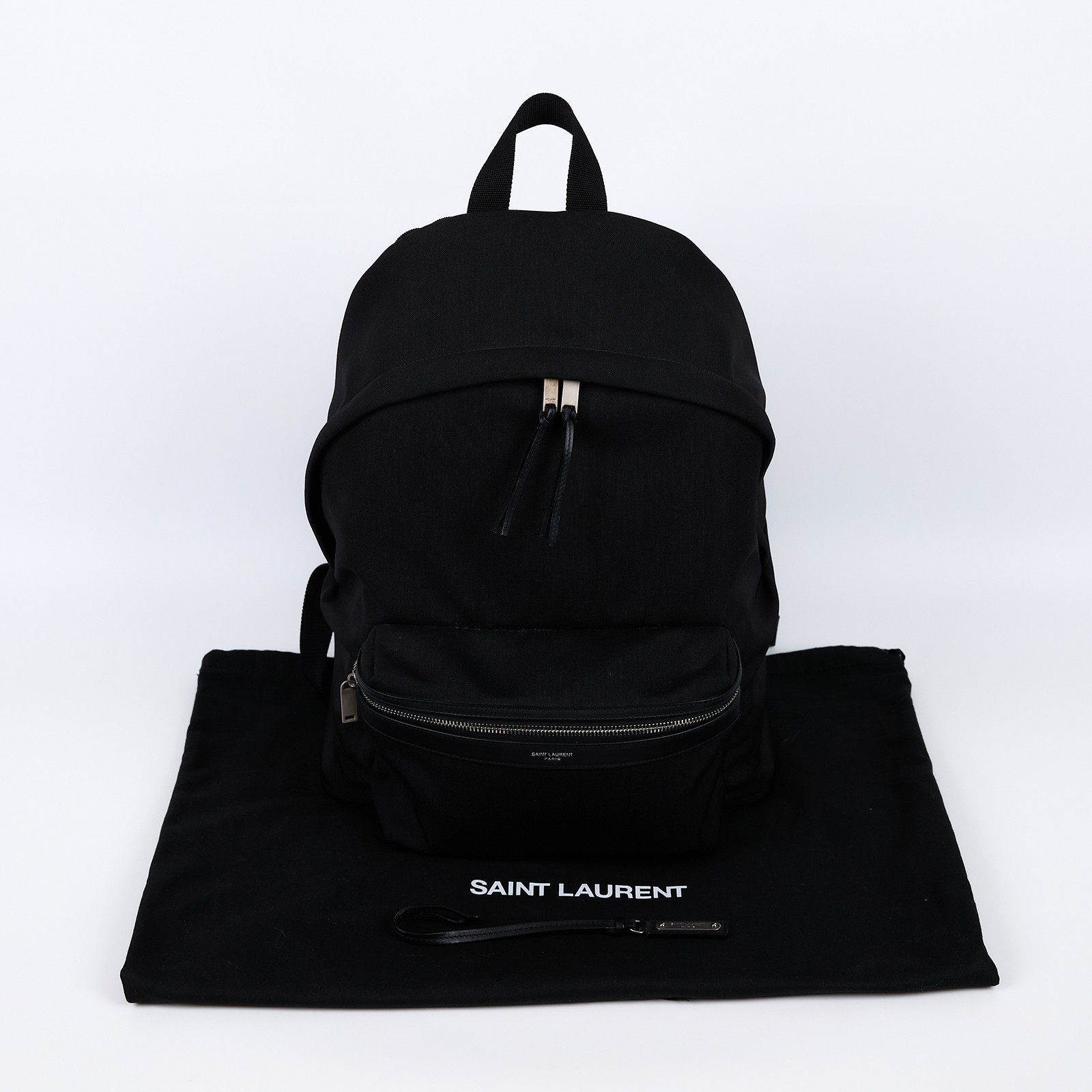 聖羅蘭 YSL SAINT LAURENT 經典 City 尼龍 雙肩 背包 534967GIV3F 黑尼龍後背包 防塵袋/保證卡