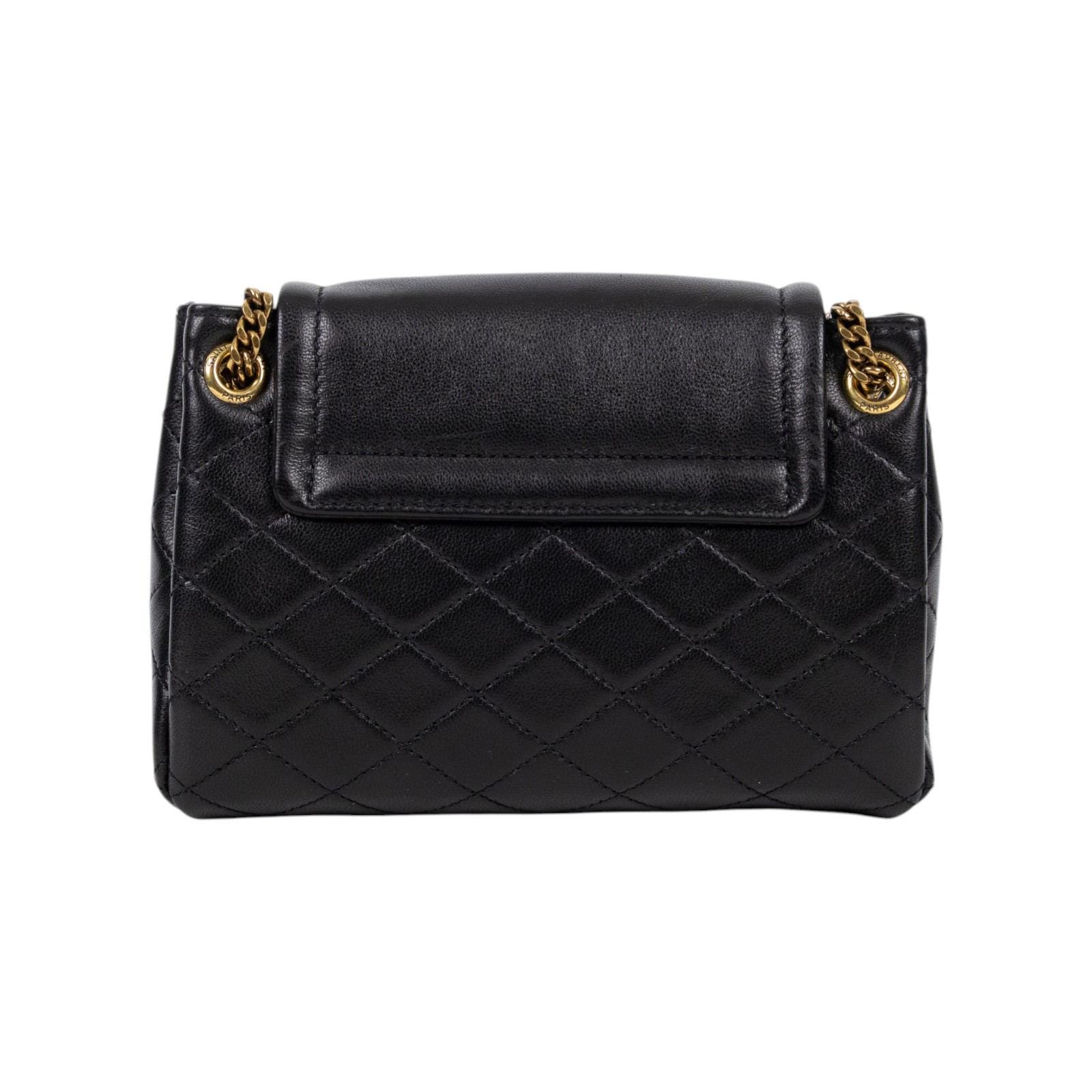 聖羅蘭 YSL SAINT LAURENT Nolia 小羊皮 迷你 手袋 肩背包 金色五金 6727381EL07  原廠盒子/防塵袋/小白卡