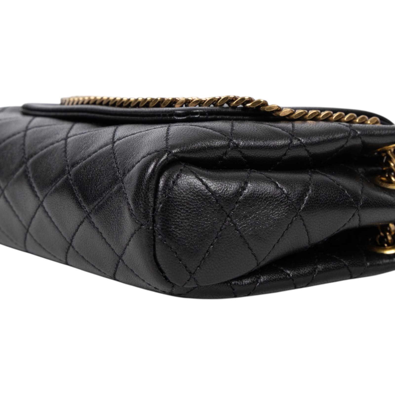 聖羅蘭 YSL SAINT LAURENT Nolia 小羊皮 迷你 手袋 肩背包 金色五金 6727381EL07  原廠盒子/防塵袋/小白卡