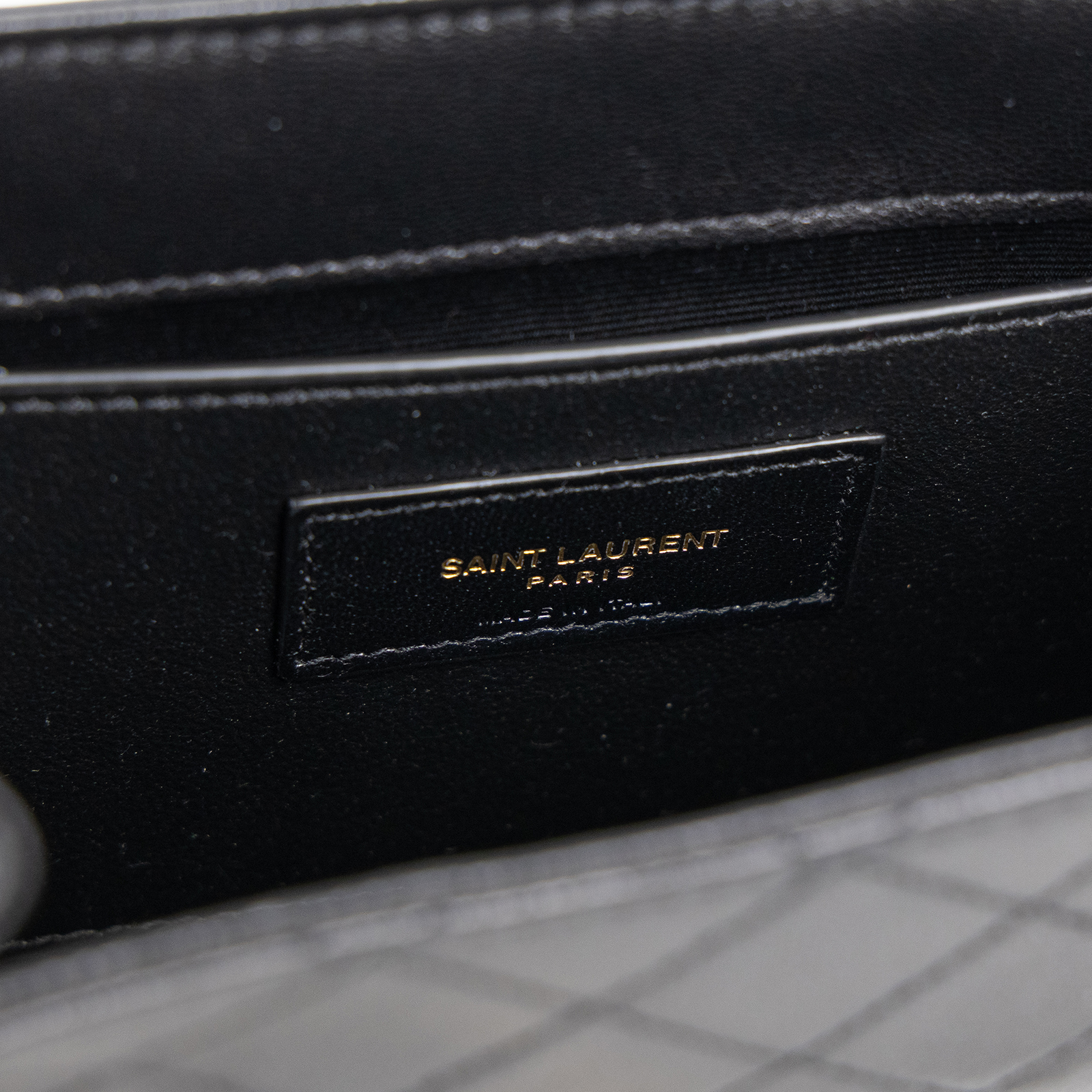 聖羅蘭 YSL SAINT LAURENT Nolia 小羊皮 迷你 手袋 肩背包 金色五金 6727381EL07  原廠盒子/防塵袋/小白卡