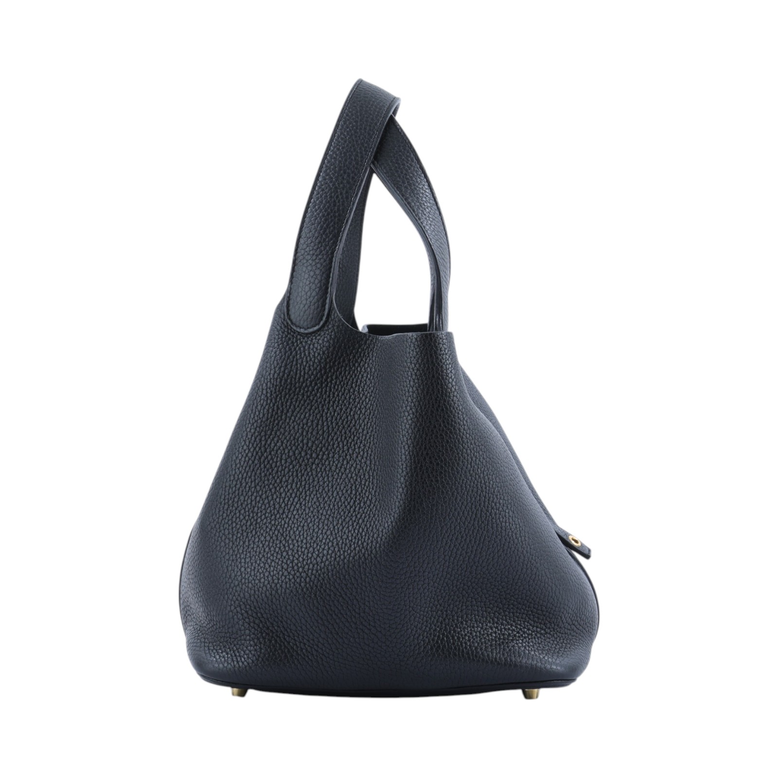 愛馬仕 Hermes Picotin Lock 22 菜籃子包 金色五金 黑色 H060991CC89 /C AM 003 UH  鎖組