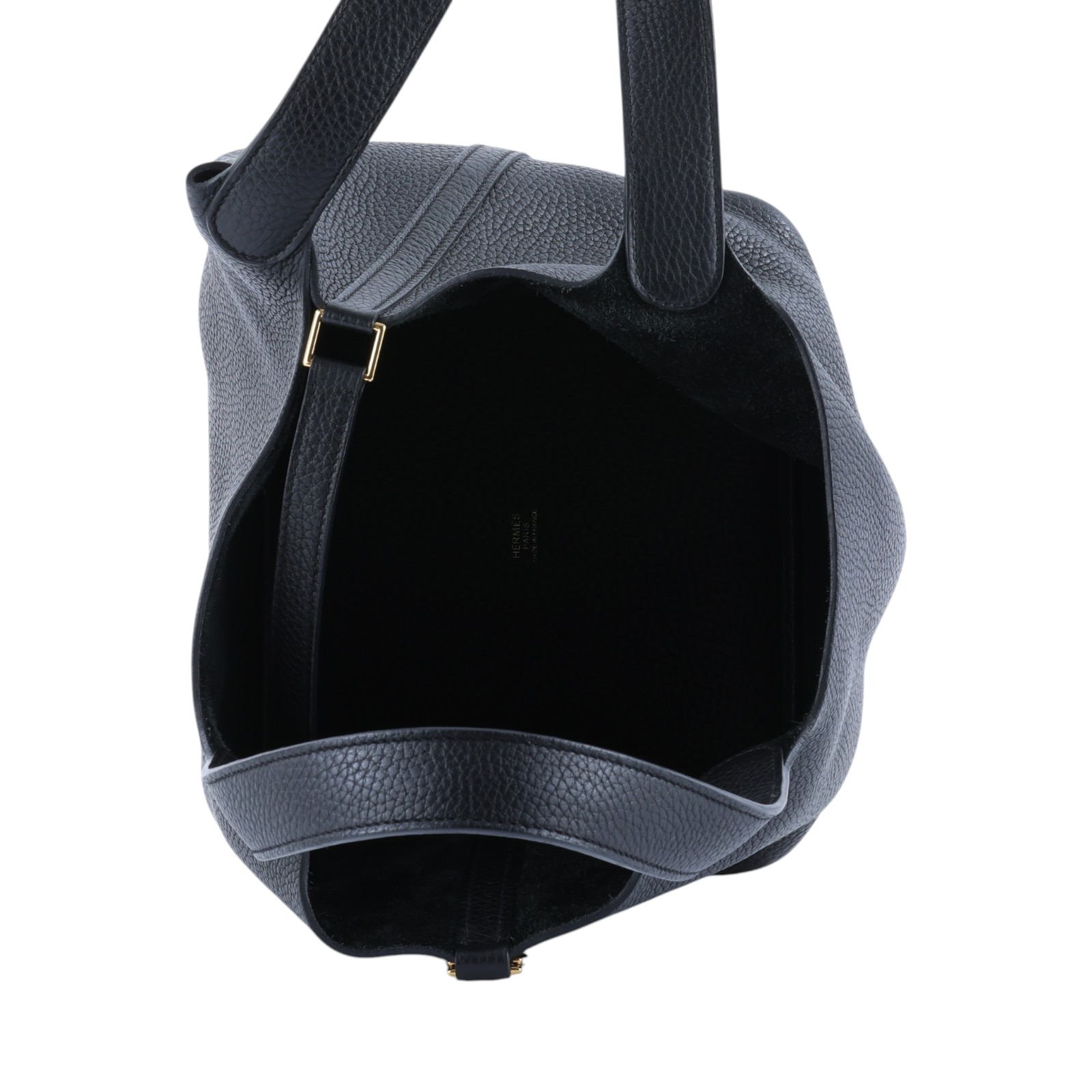愛馬仕 Hermes Picotin Lock 22 菜籃子包 金色五金 黑色 H060991CC89 /C AM 003 UH  鎖組