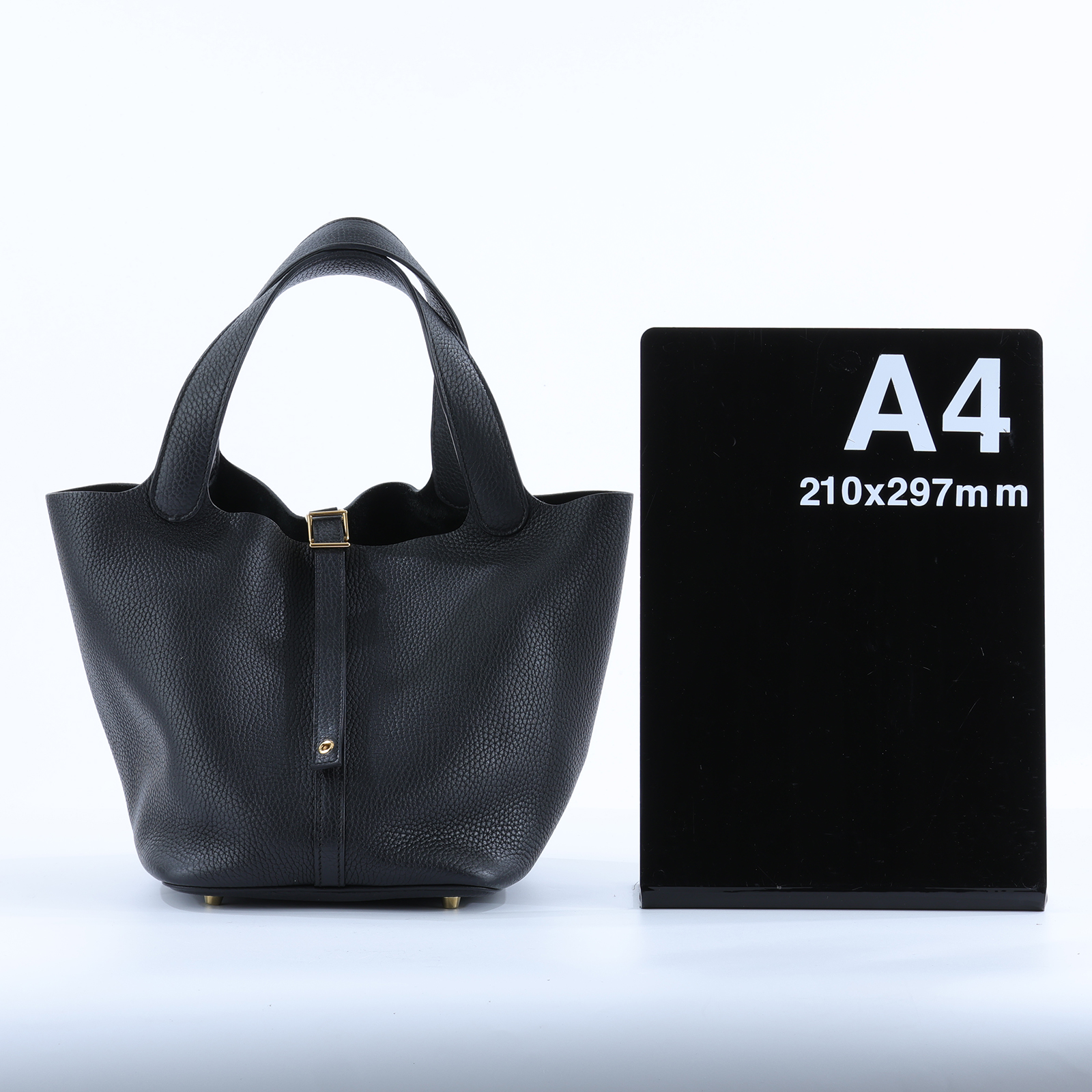 愛馬仕 Hermes Picotin Lock 22 菜籃子包 金色五金 黑色 H060991CC89 /C AM 003 UH  鎖組
