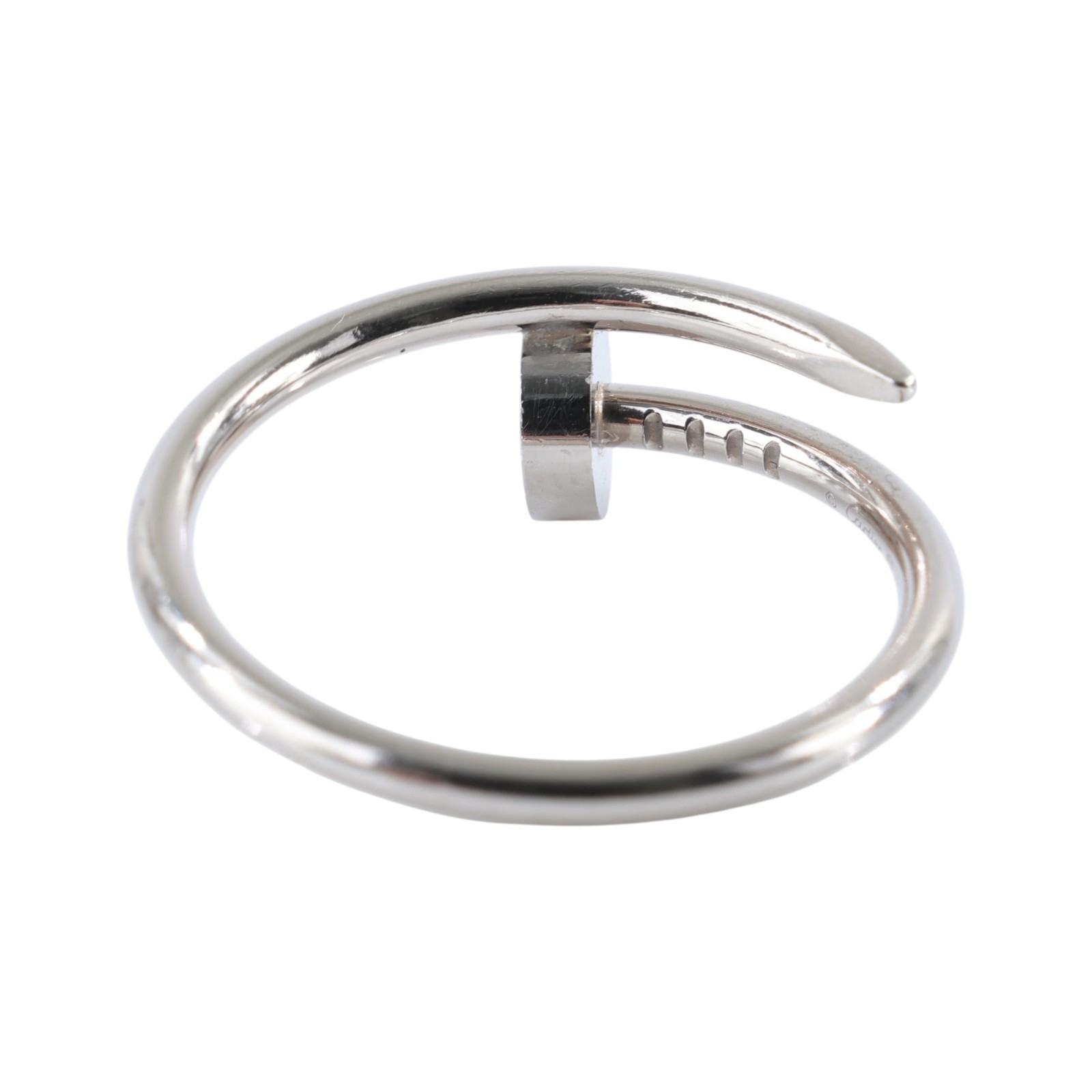 卡地亞 CARTIER Juste un Clou 戒指 小型款 B4226057 WG釘子戒指#57 原廠盒子/保書/購買證明正本