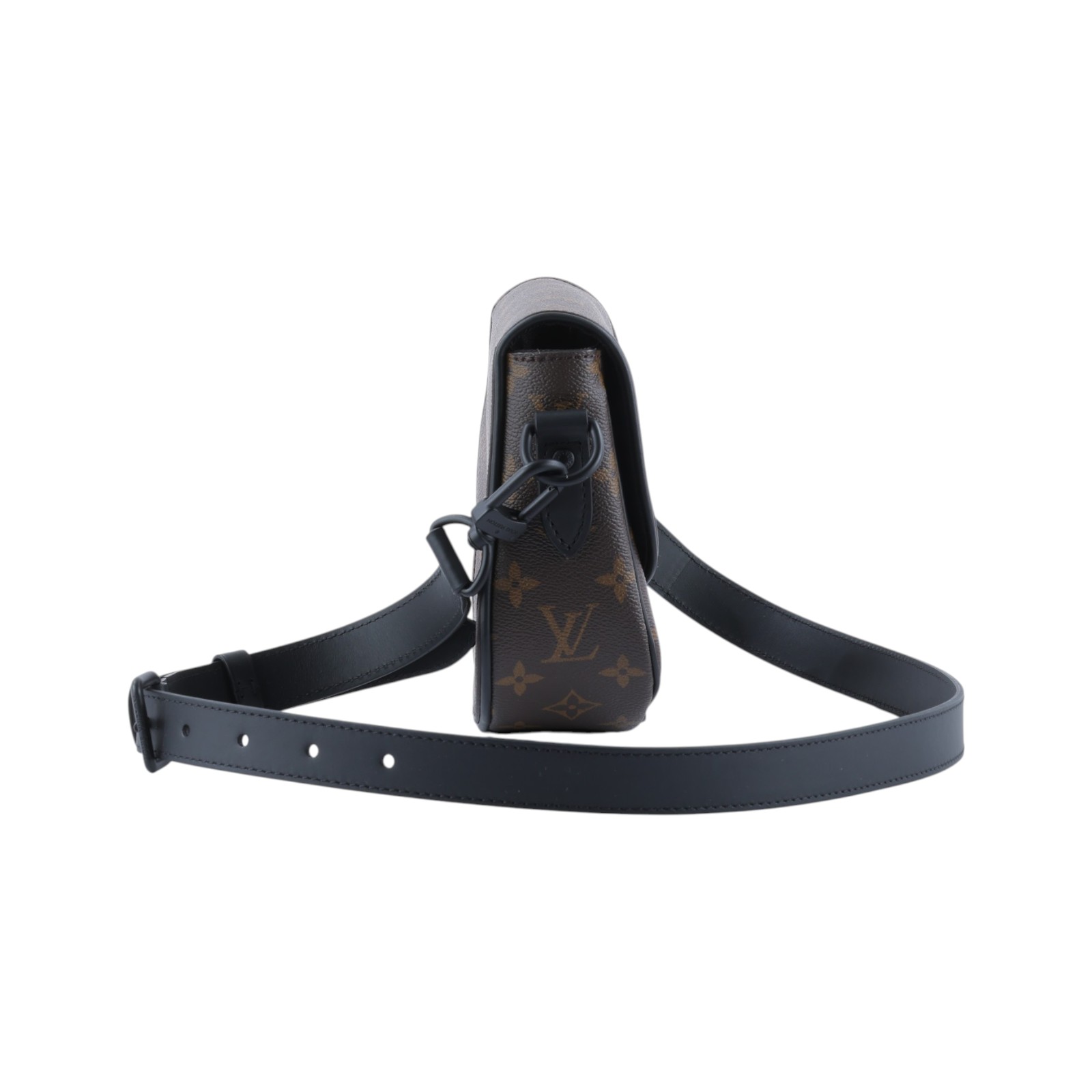 路易威登 LOUIS VUITTON Montsouris PM 郵差包 斜背包 M47060 晶片款 原花MONTSOURIS郵差包 PM 防塵袋