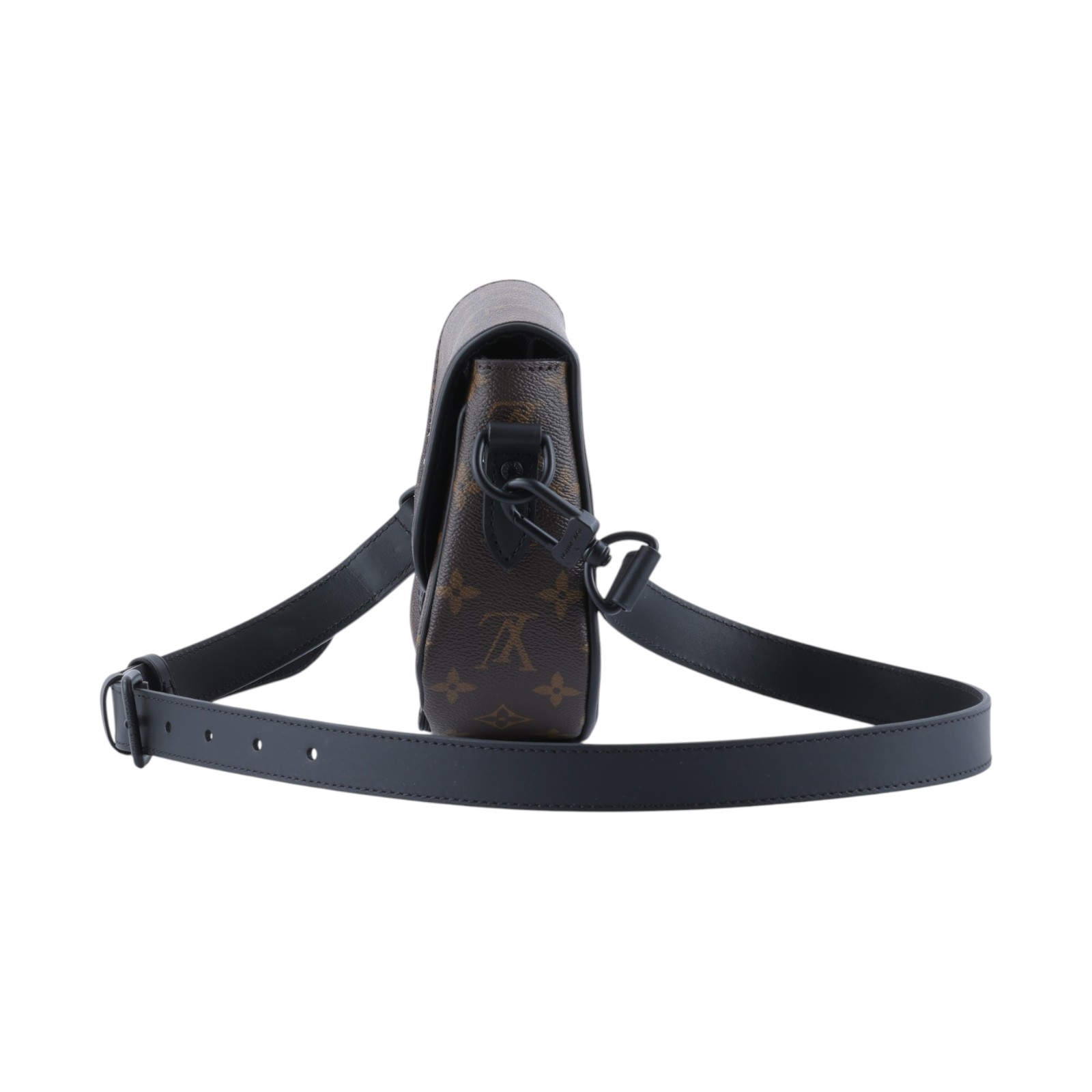 路易威登 LOUIS VUITTON Montsouris PM 郵差包 斜背包 M47060 晶片款 原花MONTSOURIS郵差包 PM 防塵袋