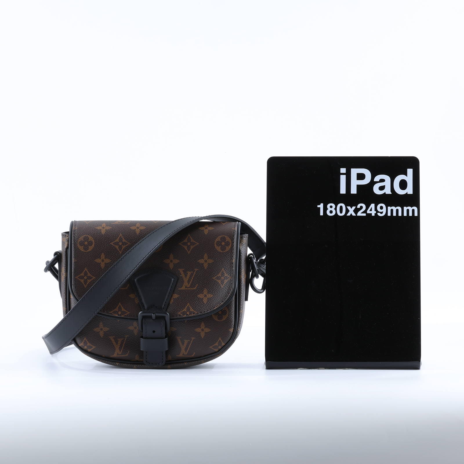 路易威登 LOUIS VUITTON Montsouris PM 郵差包 斜背包 M47060 晶片款 原花MONTSOURIS郵差包 PM 防塵袋