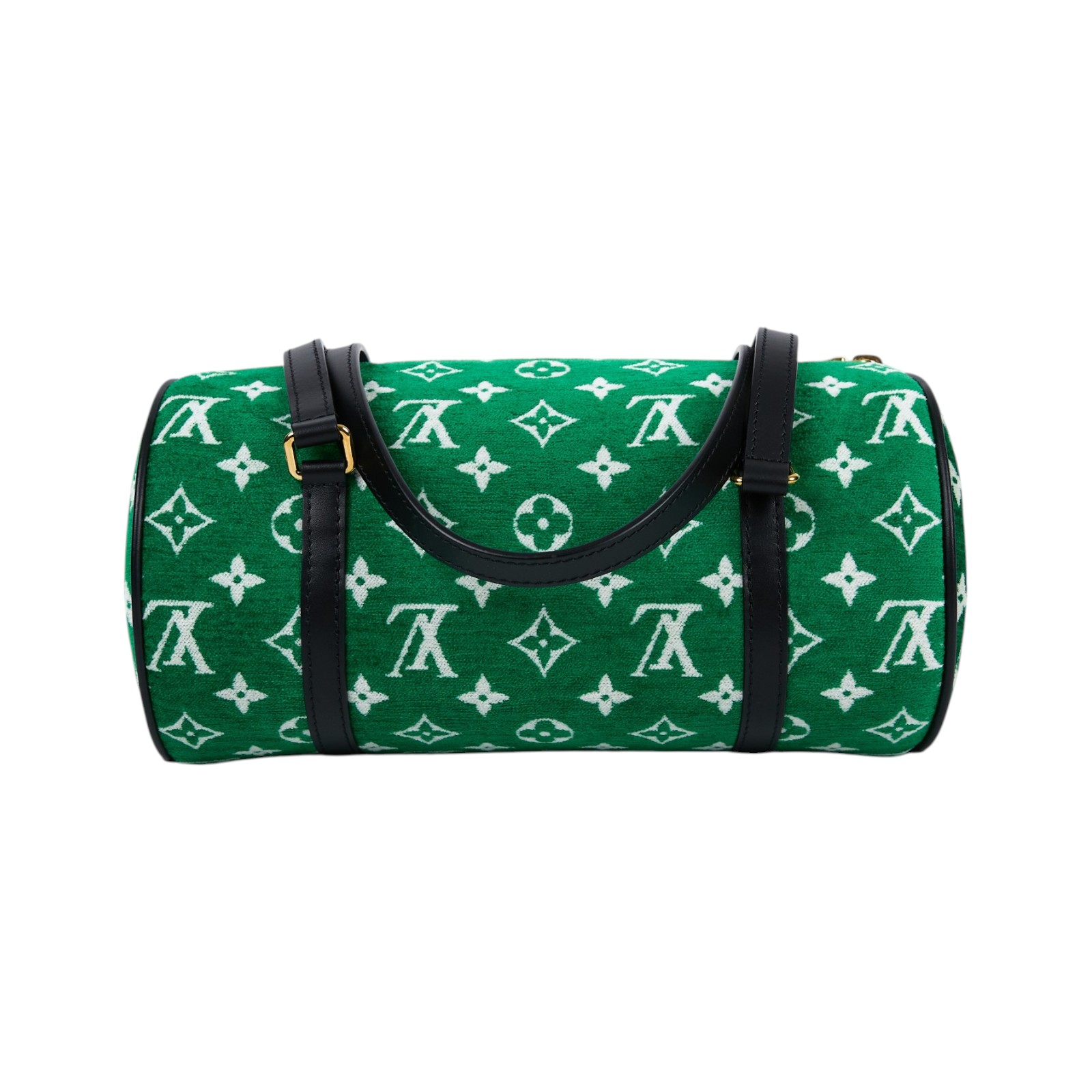 路易威登 LOUIS VUITTON Papillon 26  老花 手提包 肩背包 M46206 晶片款 綠絨布PAPILLON 購買證明正本