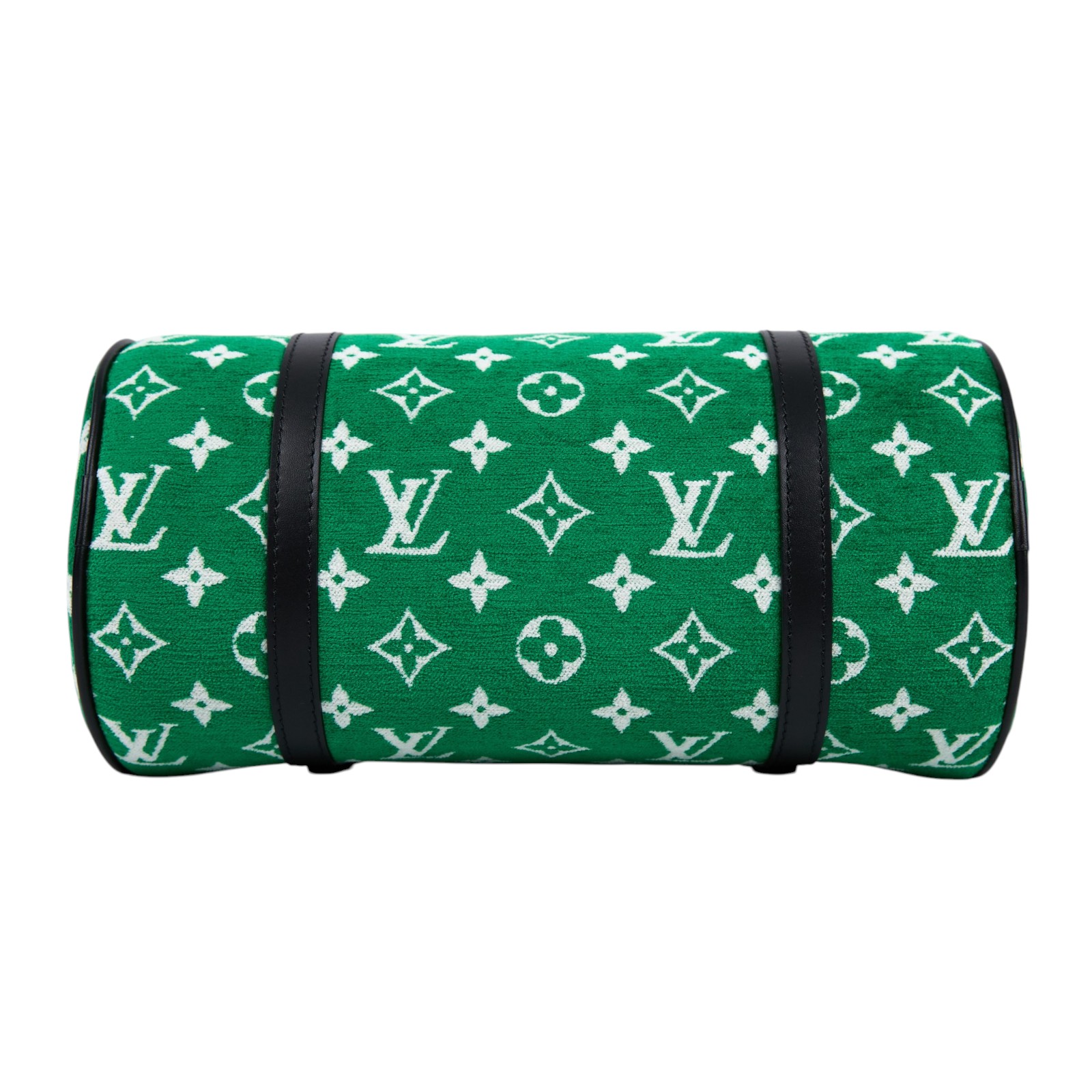 路易威登 LOUIS VUITTON Papillon 26  老花 手提包 肩背包 M46206 晶片款 綠絨布PAPILLON 購買證明正本