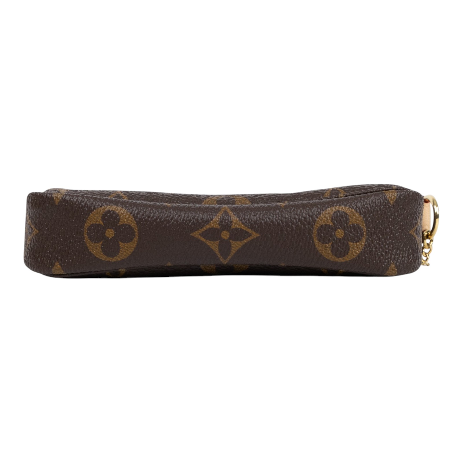 路易威登 LOUIS VUITTON Monogram塗層帆布 鏈帶 迷你小皮包 M58009 原花金鍊小POUCH 原廠盒子/防塵袋