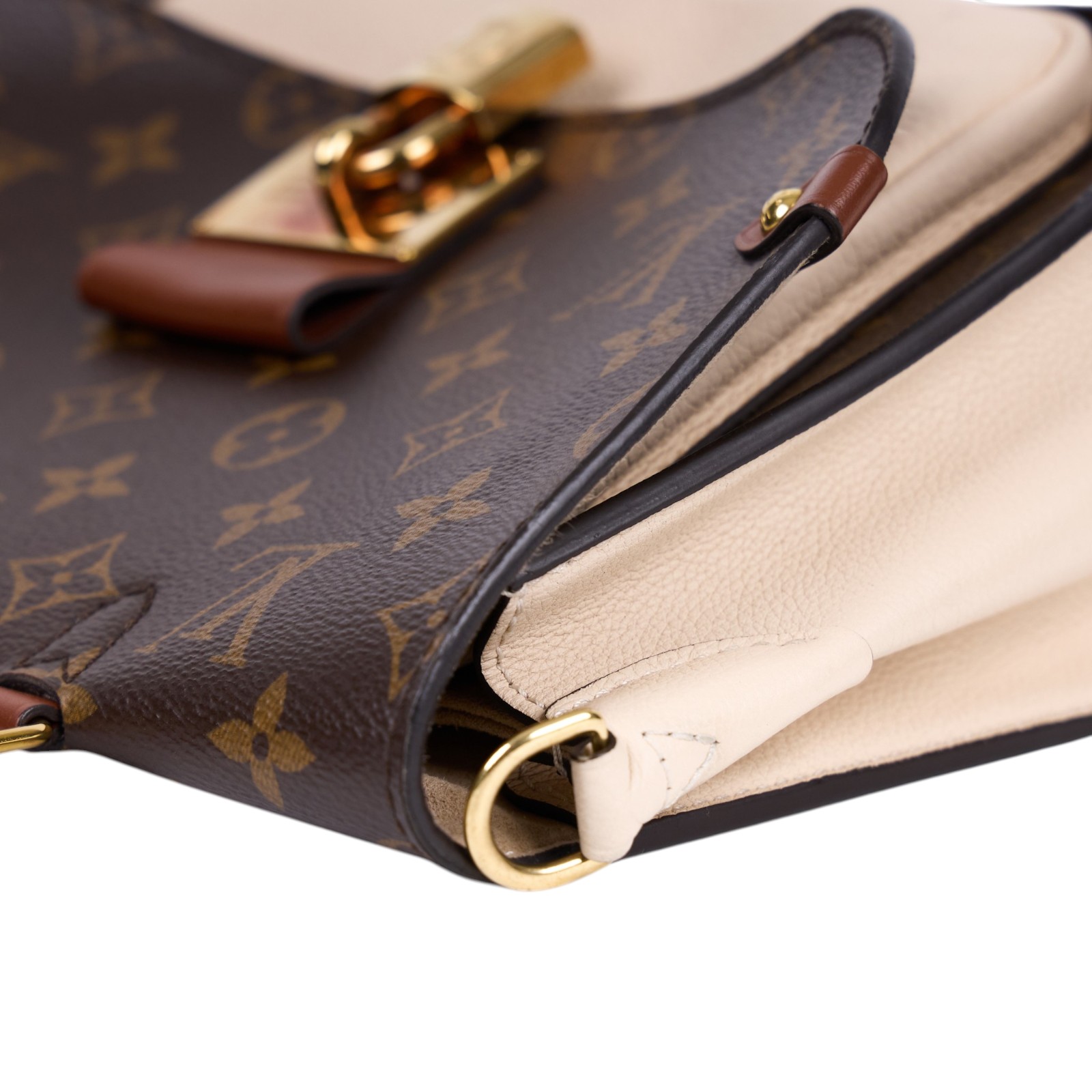 路易威登 LOUIS VUITTON Vaugirard 手提包 肩背包 斜背包 M44353 晶片款 原花拼色VAUGIRARD鎖頭包 原廠盒子/防塵袋/背帶