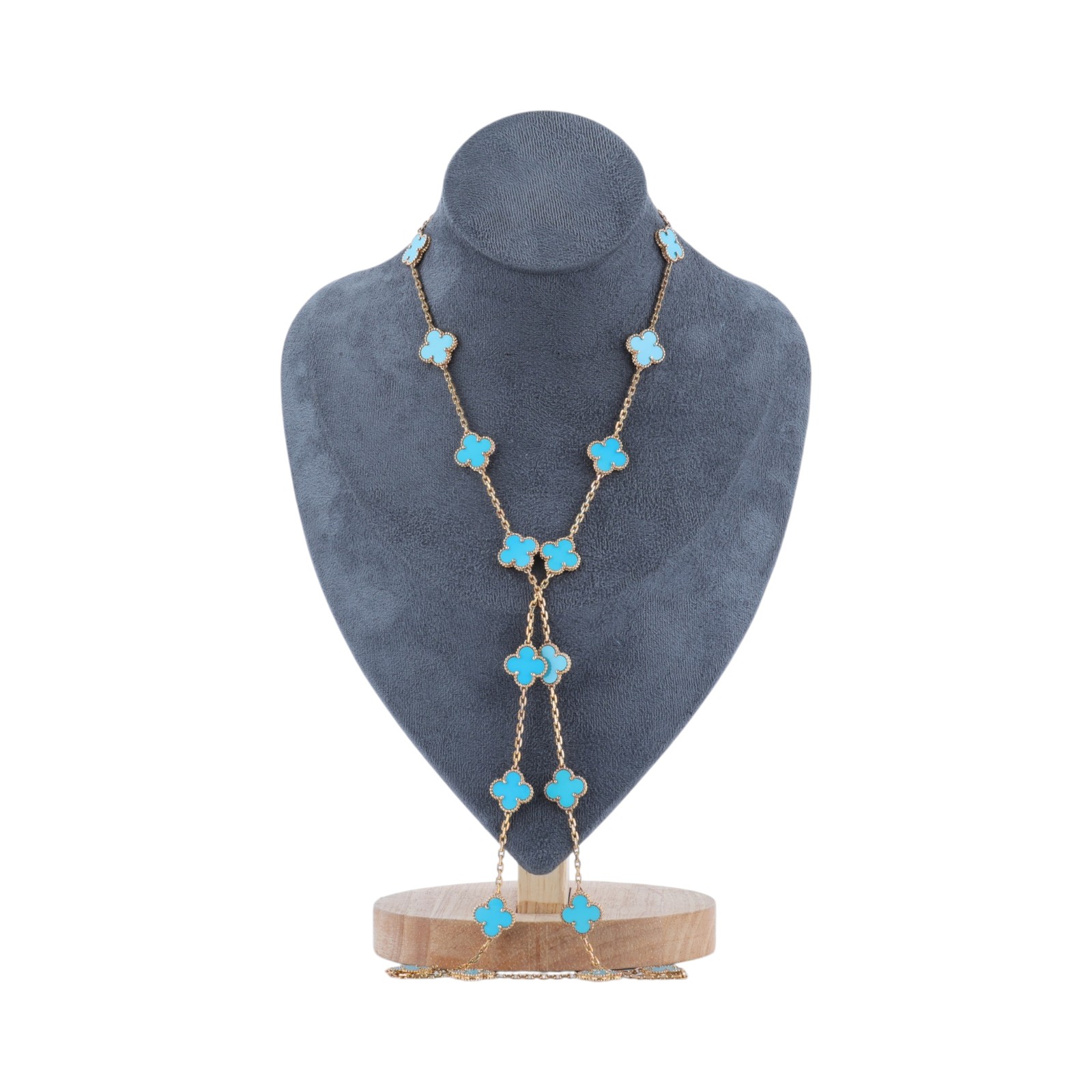 梵克雅寶 Van Cleef & Arpels Vintage Alhambra 20 Motifs 項鍊   原廠盒子/內襯