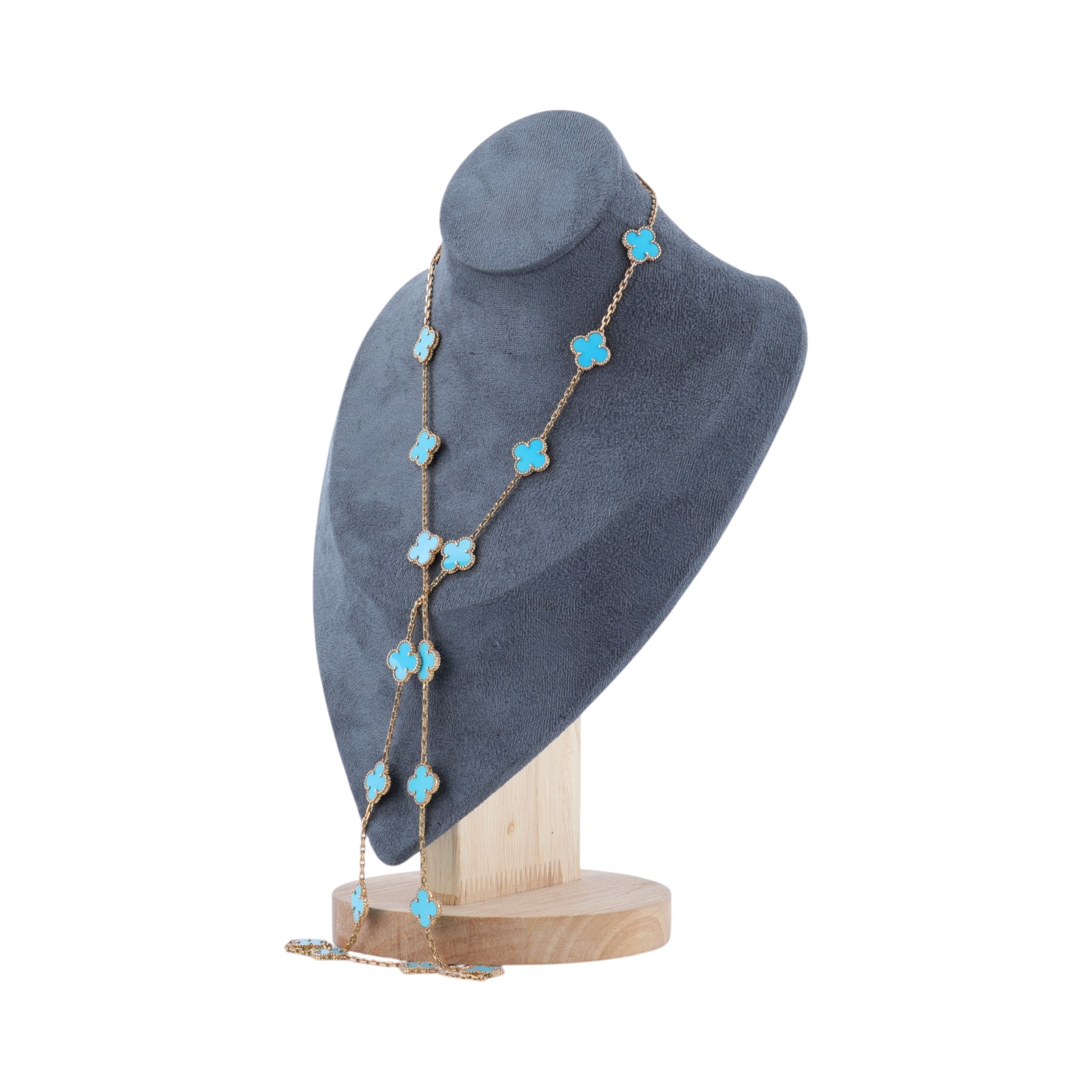 梵克雅寶 Van Cleef & Arpels Vintage Alhambra 20 Motifs 項鍊   原廠盒子/內襯