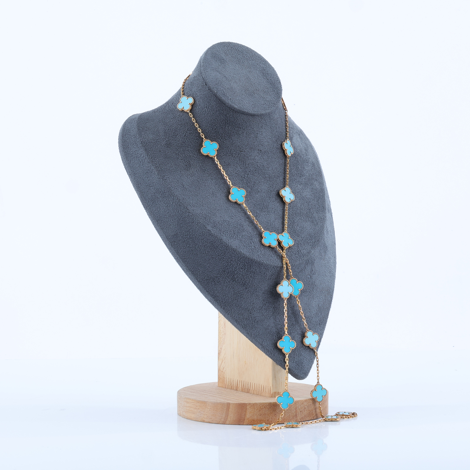 梵克雅寶 Van Cleef & Arpels Vintage Alhambra 20 Motifs 項鍊   原廠盒子/內襯
