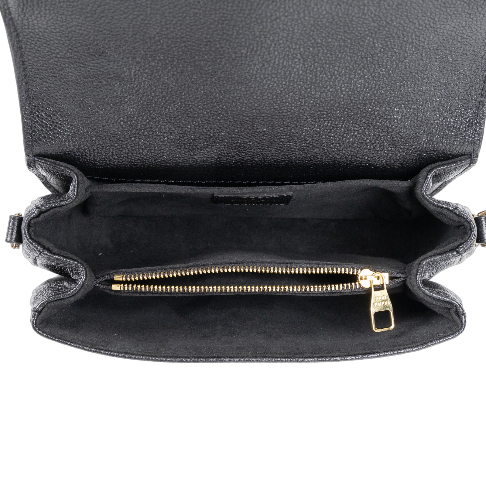 路易威登 LOUIS VUITTON Pochette Métis East West 鏈條 郵差包 腋下單肩包 黑色 M46595 晶片款  背帶2/原廠盒子
