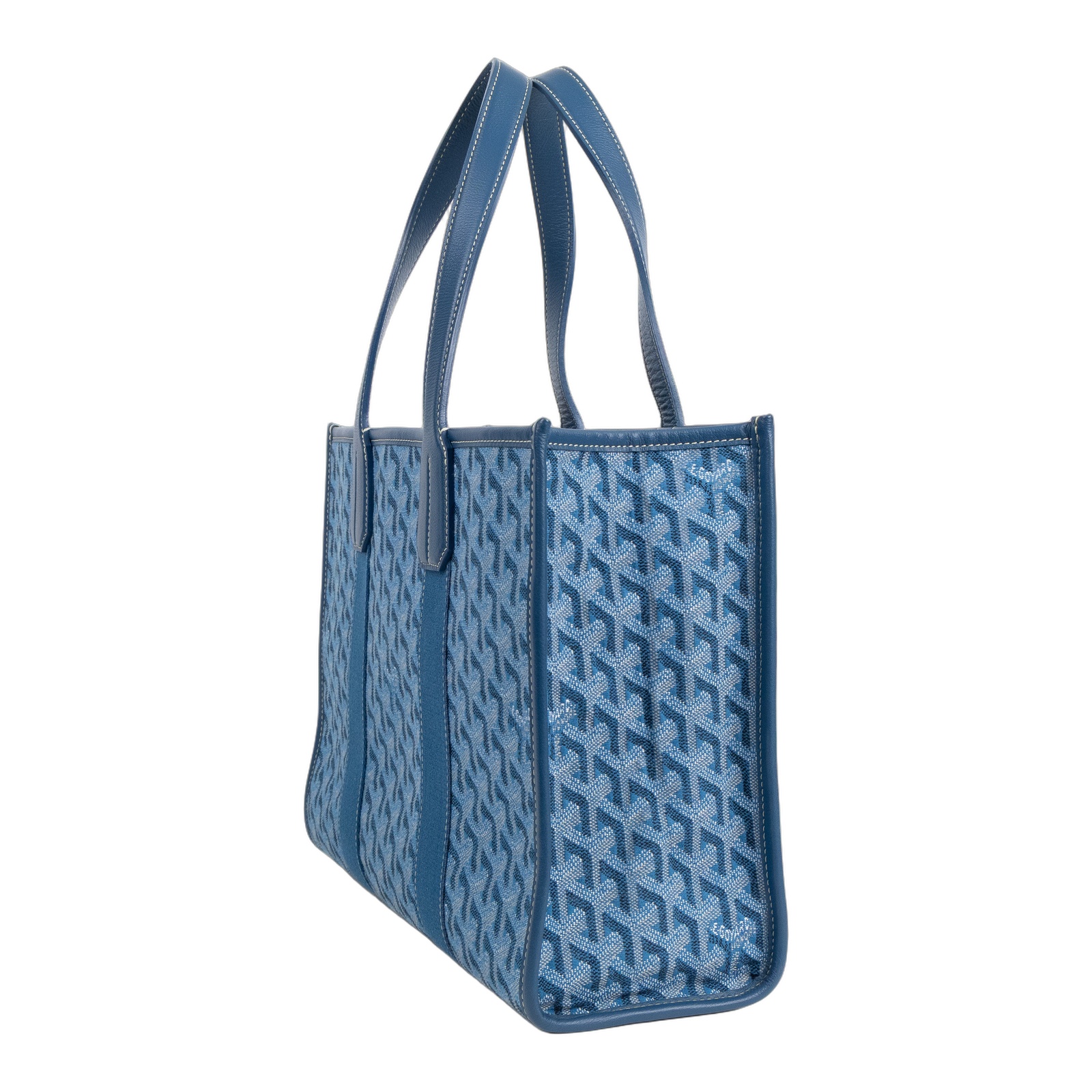 高雅德 GOYARD Villette PM Tote Bag 托特包 VILLETPMLTJ 藍帆布限定款VILLETTE PM 防塵袋
