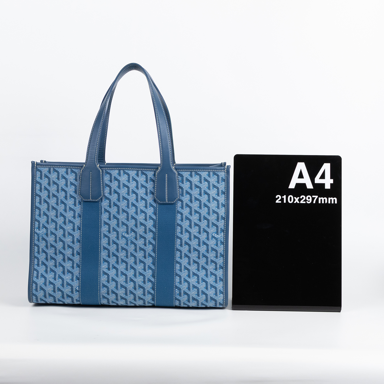 高雅德 GOYARD Villette PM Tote Bag 托特包 VILLETPMLTJ 藍帆布限定款VILLETTE PM 防塵袋