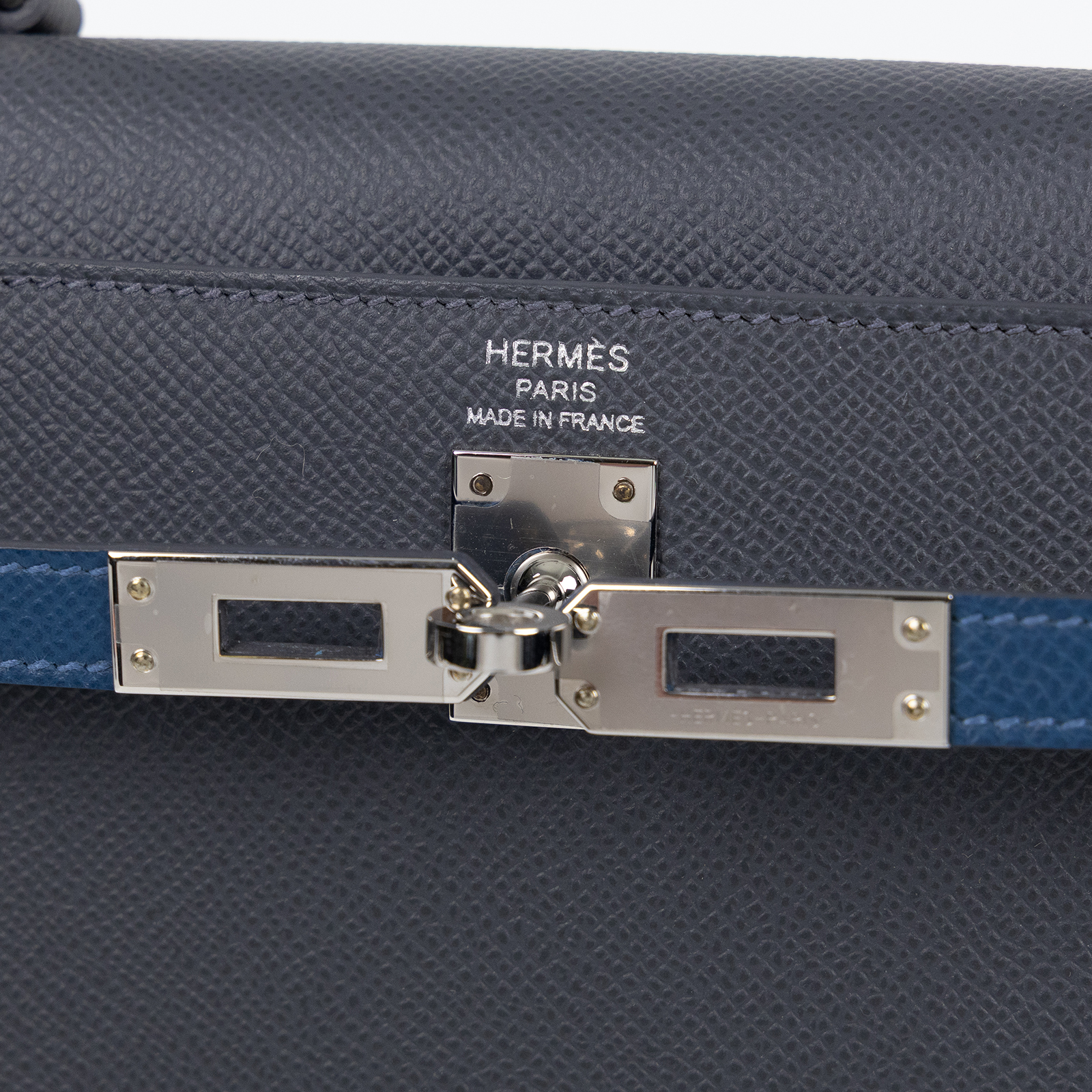 愛馬仕 Hermes Kelly Bag 凱莉包 25 銀色五金 H082734CKBC /K DM 071 PA  鎖組/背帶/防塵袋/原廠盒子/購買證明正本
