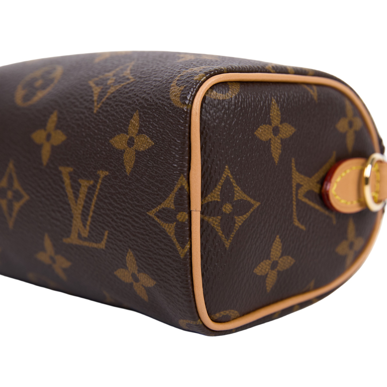 路易威登 LOUIS VUITTON Nano Speedy 原花 手提 肩背包 M81085 原花NANO SPEEDY 原廠盒子/防塵袋/背帶