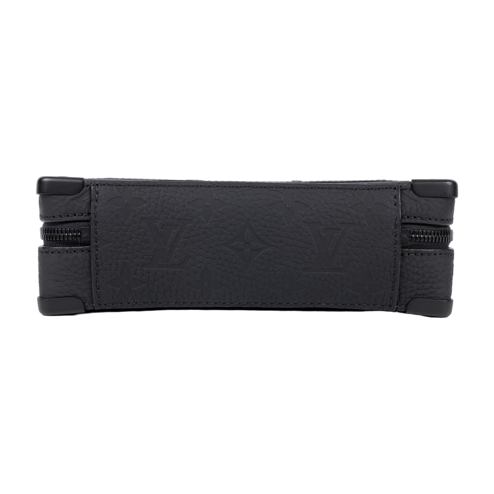路易威登 LOUIS VUITTON Handle Soft Trunk 郵差 斜挎包 黑色 M59163 晶片款  防塵袋/背帶/購買證明正本