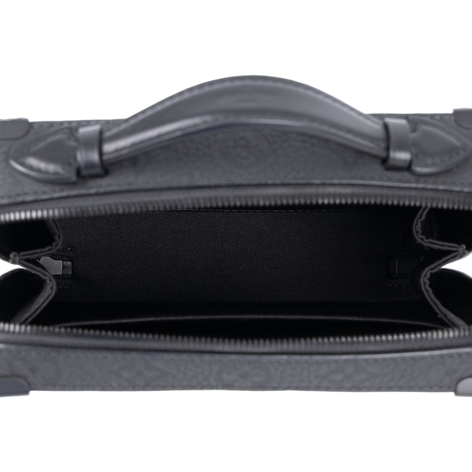 路易威登 LOUIS VUITTON Handle Soft Trunk 郵差 斜挎包 黑色 M59163 晶片款  防塵袋/背帶/購買證明正本