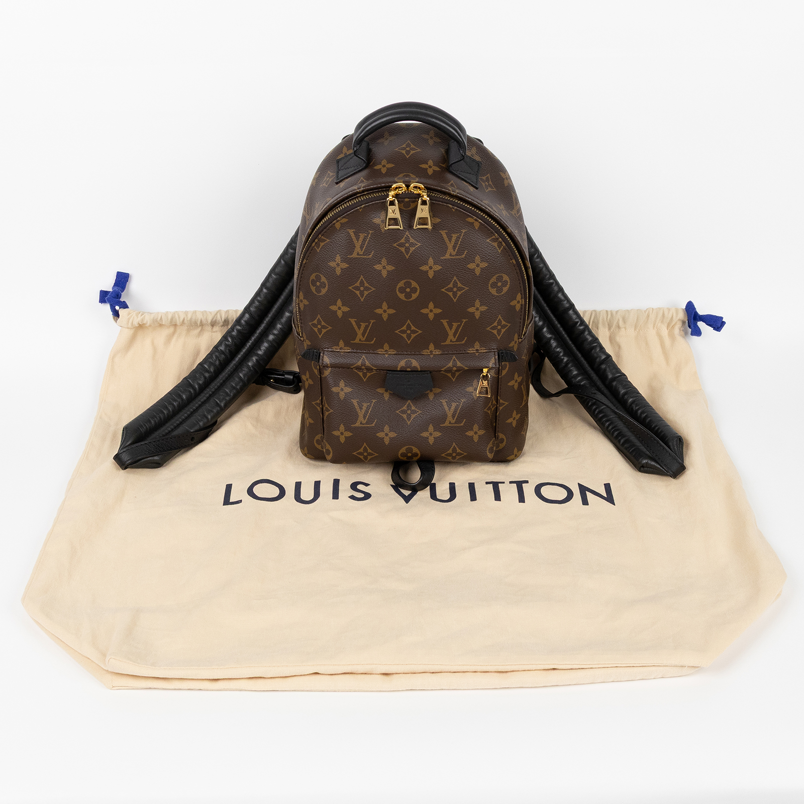 路易威登 LOUIS VUITTON Palm Springs 拉鍊後背包 PM 經典帆布 M44871 原花PALM SPRINGS PM後背包 防塵袋