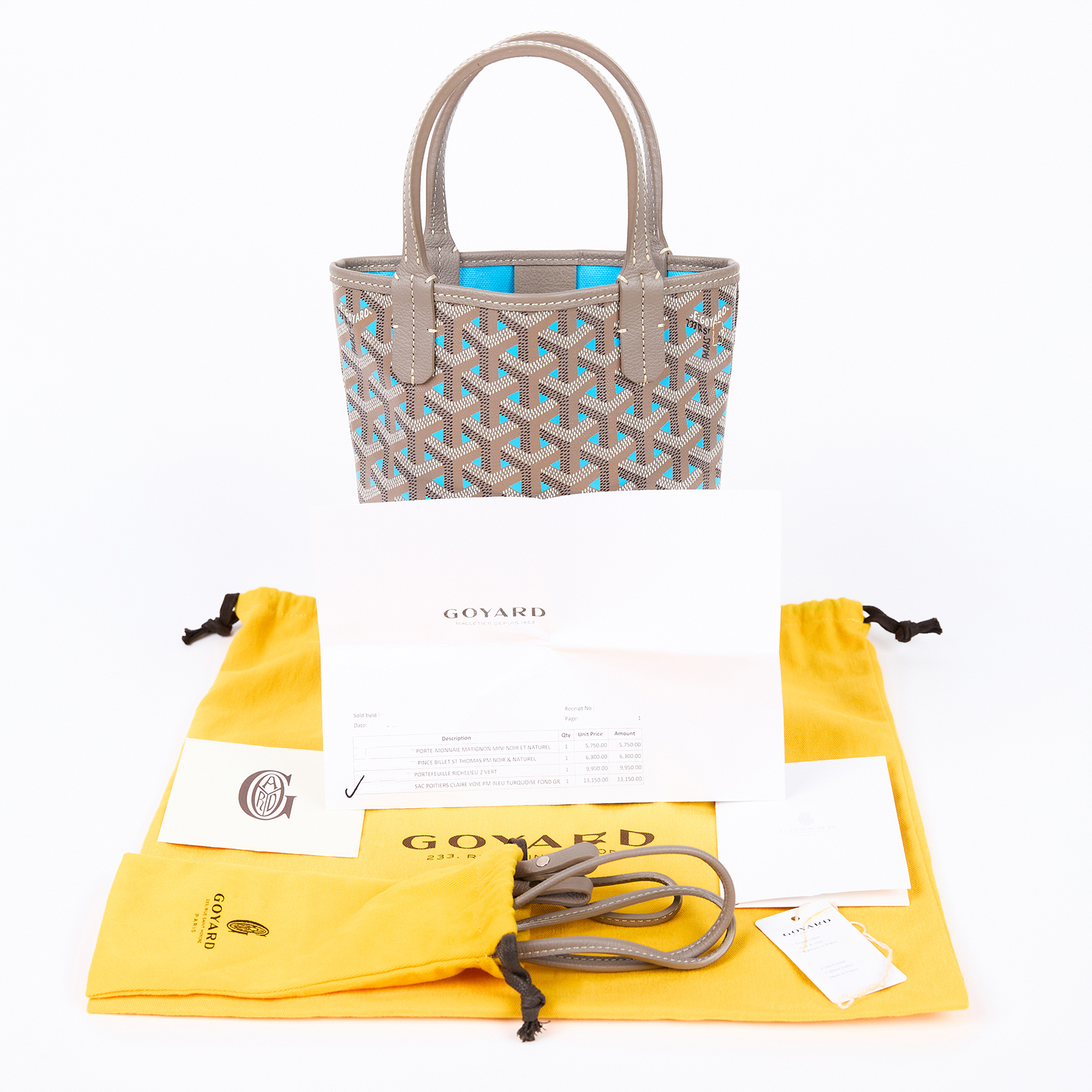 高雅德 GOYARD Poitiers Claire-Voie 包 POICLAPMLTY  購買證明正本/防塵袋/背帶