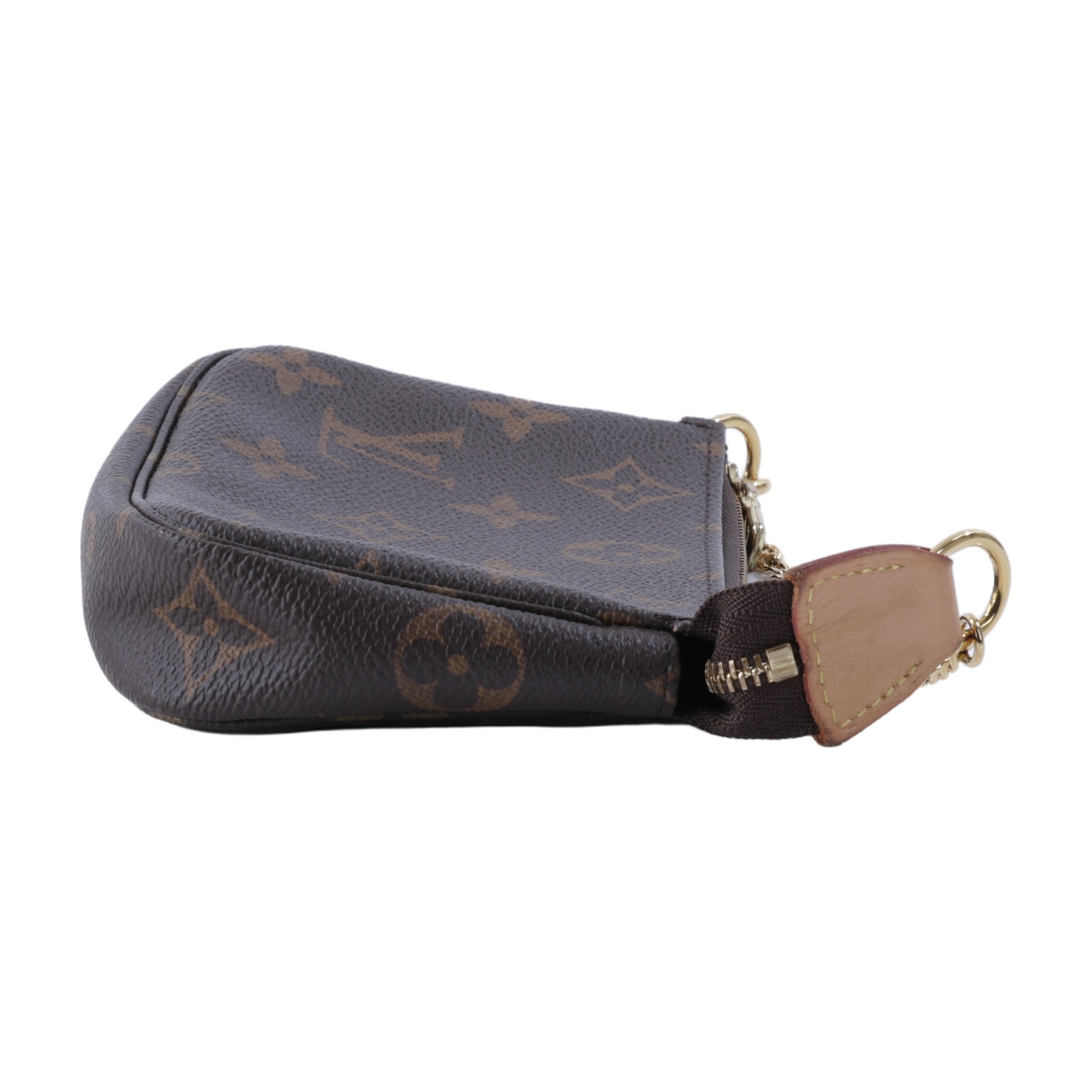 路易威登 LOUIS VUITTON Monogram塗層帆布 鏈帶 迷你小皮包 M58009 原花POUCH 無附屬品