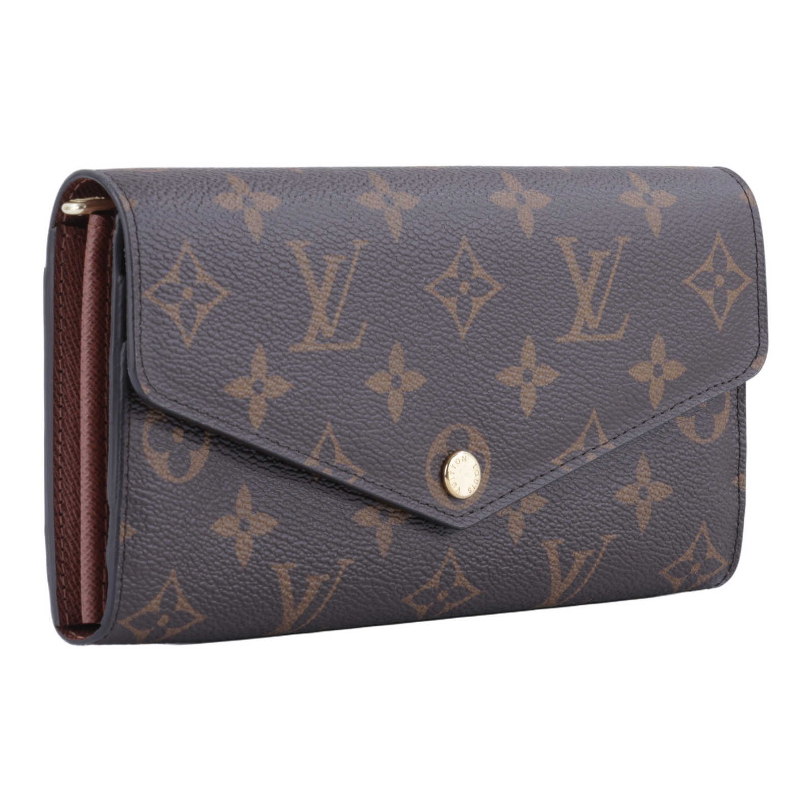 路易威登 LOUIS VUITTON Sarah 錢包 口蓋長夾 棕色 M60531 晶片款 原花內棕色SARAH掀蓋長夾 原廠盒子/防塵袋