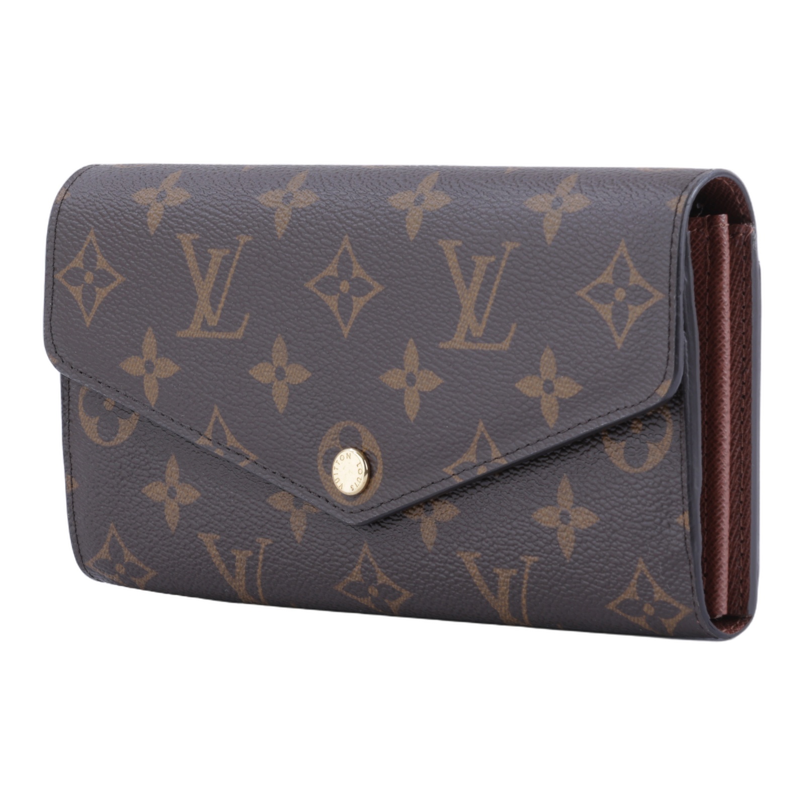 路易威登 LOUIS VUITTON Sarah 錢包 口蓋長夾 棕色 M60531 晶片款 原花內棕色SARAH掀蓋長夾 原廠盒子/防塵袋