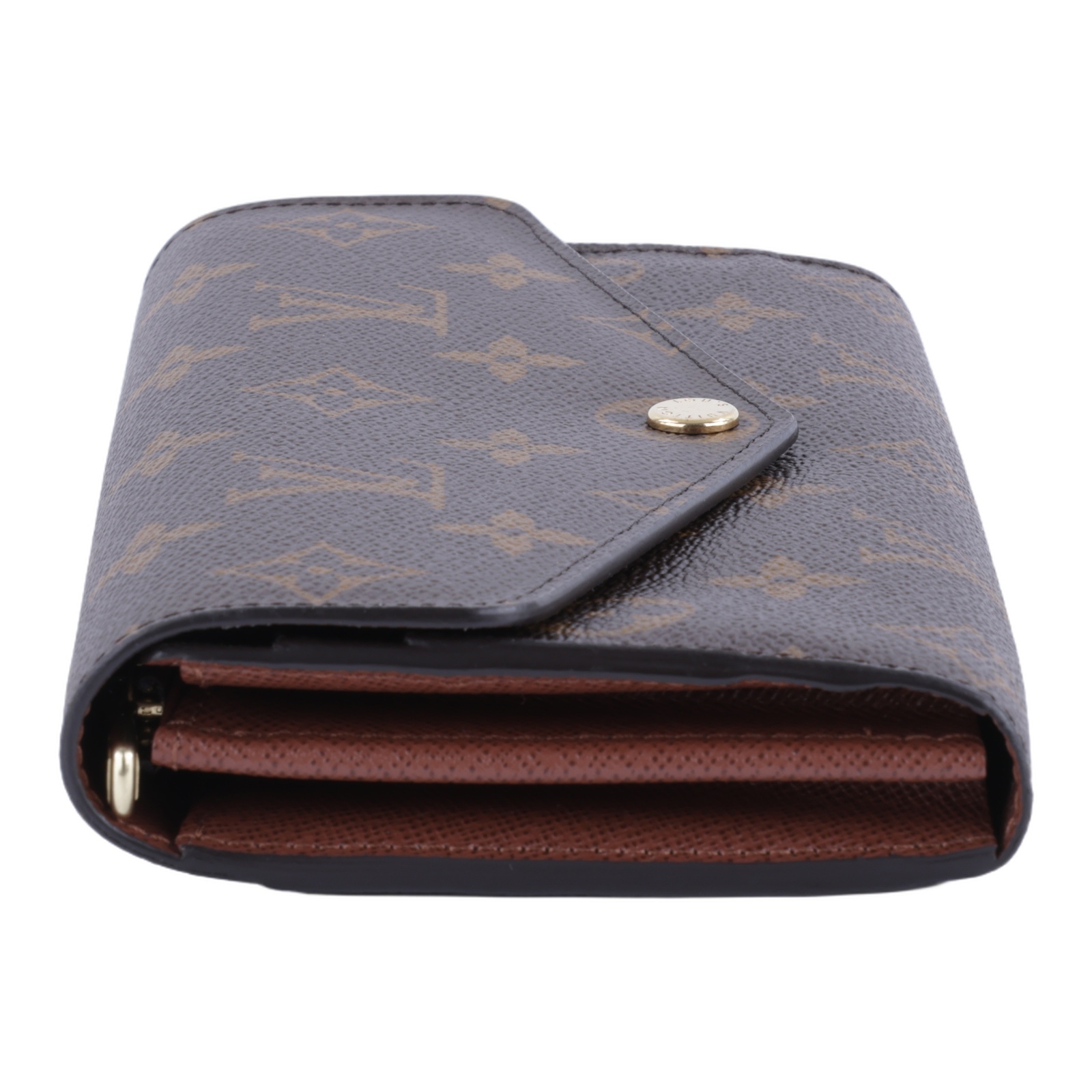 路易威登 LOUIS VUITTON Sarah 錢包 口蓋長夾 棕色 M60531 晶片款 原花內棕色SARAH掀蓋長夾 原廠盒子/防塵袋