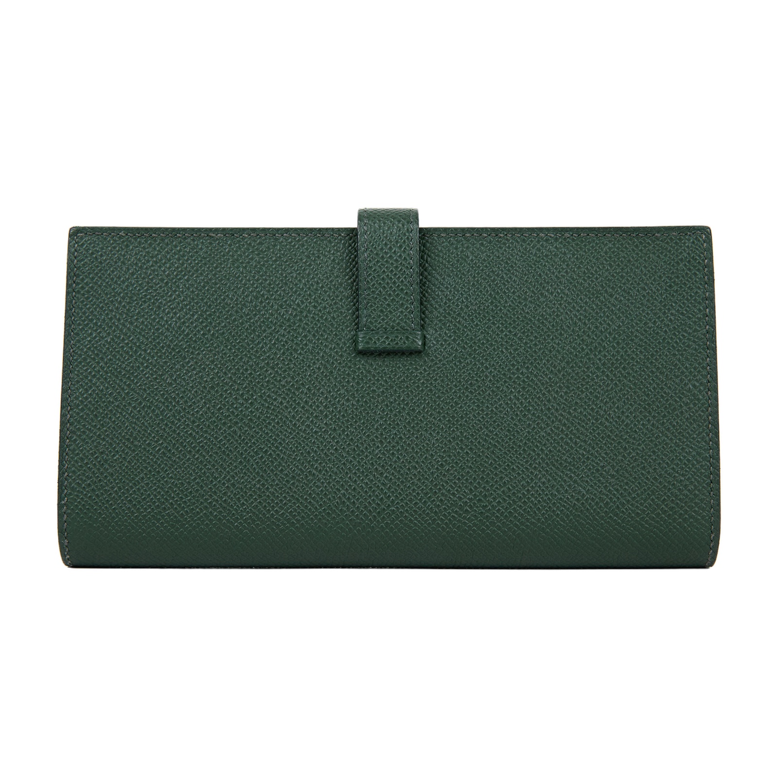 愛馬仕 Hermes Bearn Soufflet 長夾 金色五金 英國綠色 H039785CC2Q B SN 011 YI  原廠盒子/購買證明正本