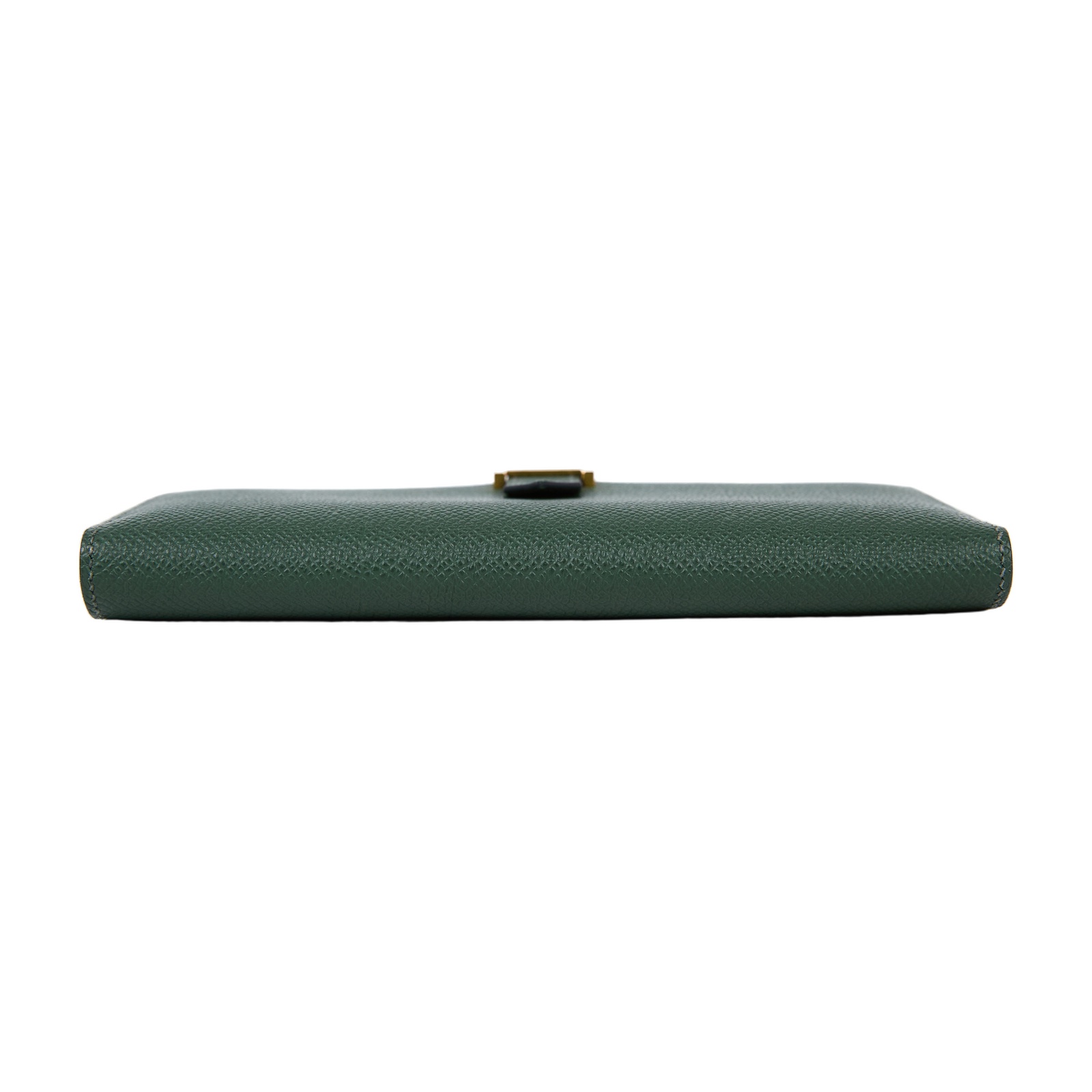 愛馬仕 Hermes Bearn Soufflet 長夾 金色五金 英國綠色 H039785CC2Q B SN 011 YI  原廠盒子/購買證明正本