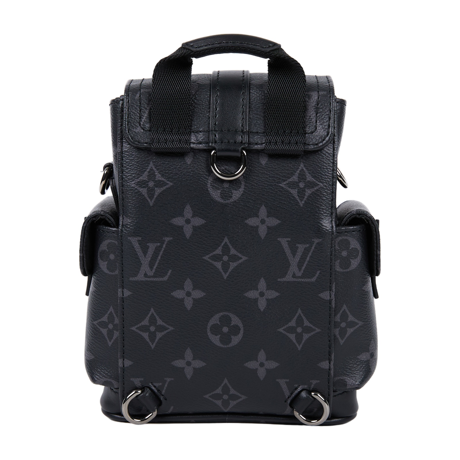 路易威登 LOUIS VUITTON Nano Christopher 後背包 M82769 晶片款  原廠盒子/防塵袋/背帶