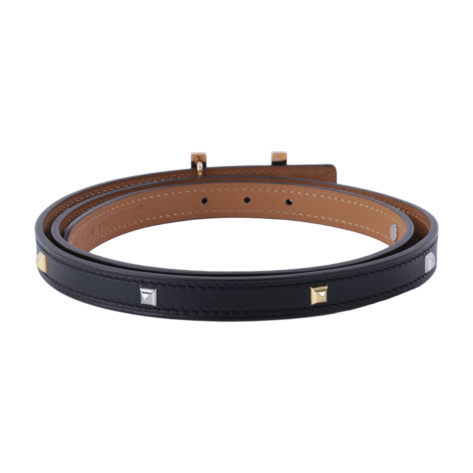 愛馬仕 Hermes Focus 皮帶釦 雙面皮腰帶 13 mm H064556CDZ2pH077956CK89075 75CM  原廠盒子/防塵袋/購買證明正本