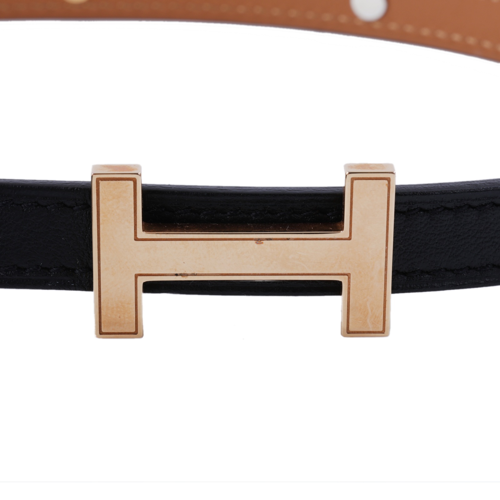 愛馬仕 Hermes Focus 皮帶釦 雙面皮腰帶 13 mm H064556CDZ2pH077956CK89075 75CM  原廠盒子/防塵袋/購買證明正本