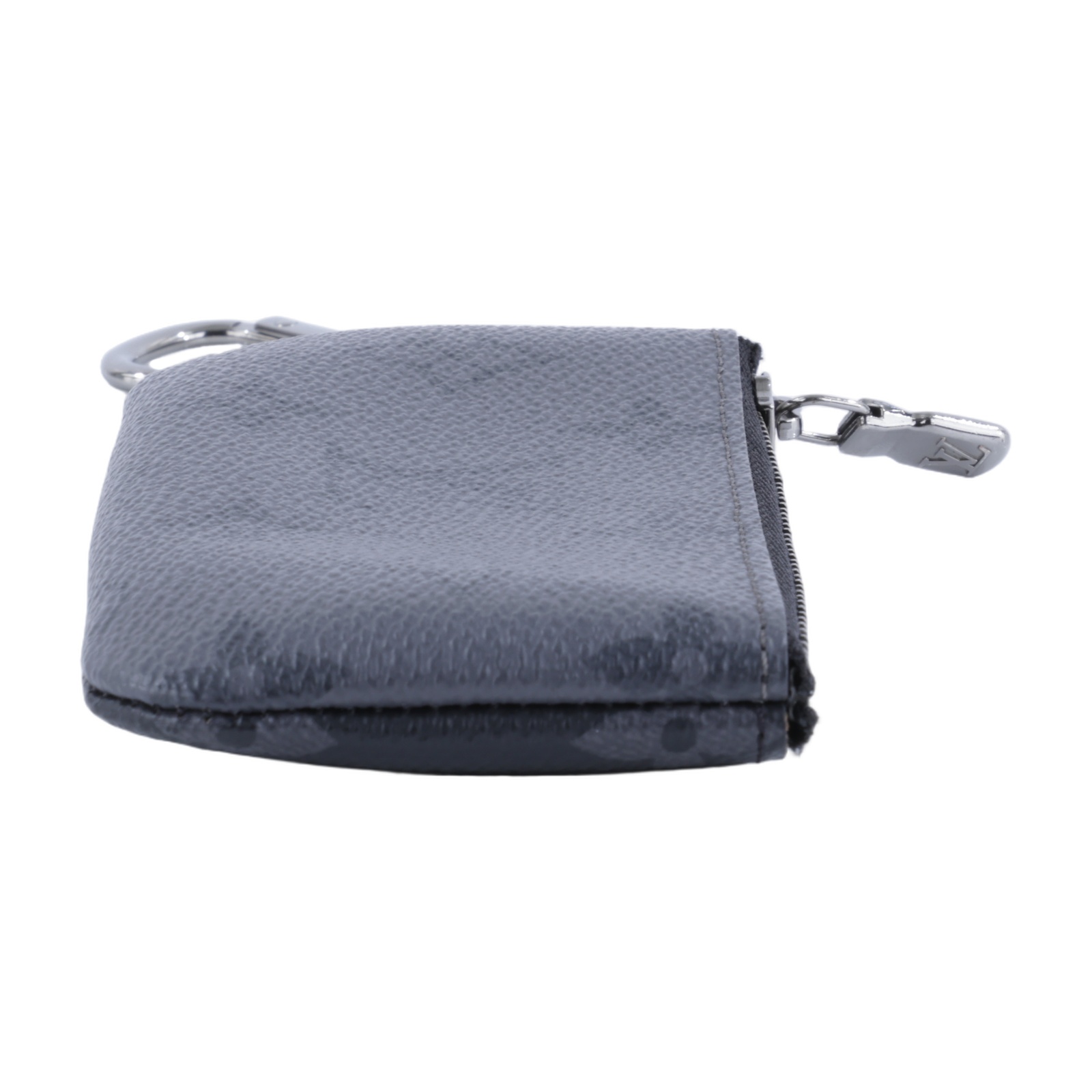 路易威登 LOUIS VUITTON 鑰匙零錢包 Eclipse 帆布 M80905 黑灰原花零錢鑰匙包 防塵袋/原廠盒子